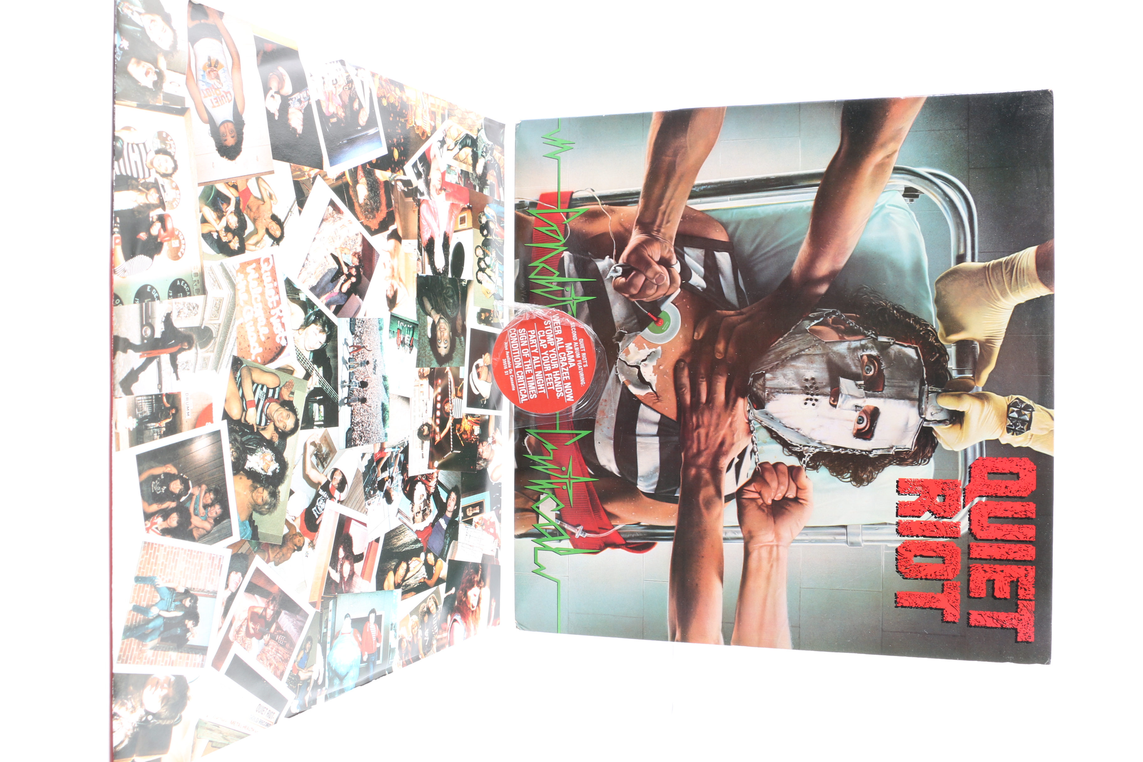 Quiet Riot and Ratt LPs Including "Metal Health"