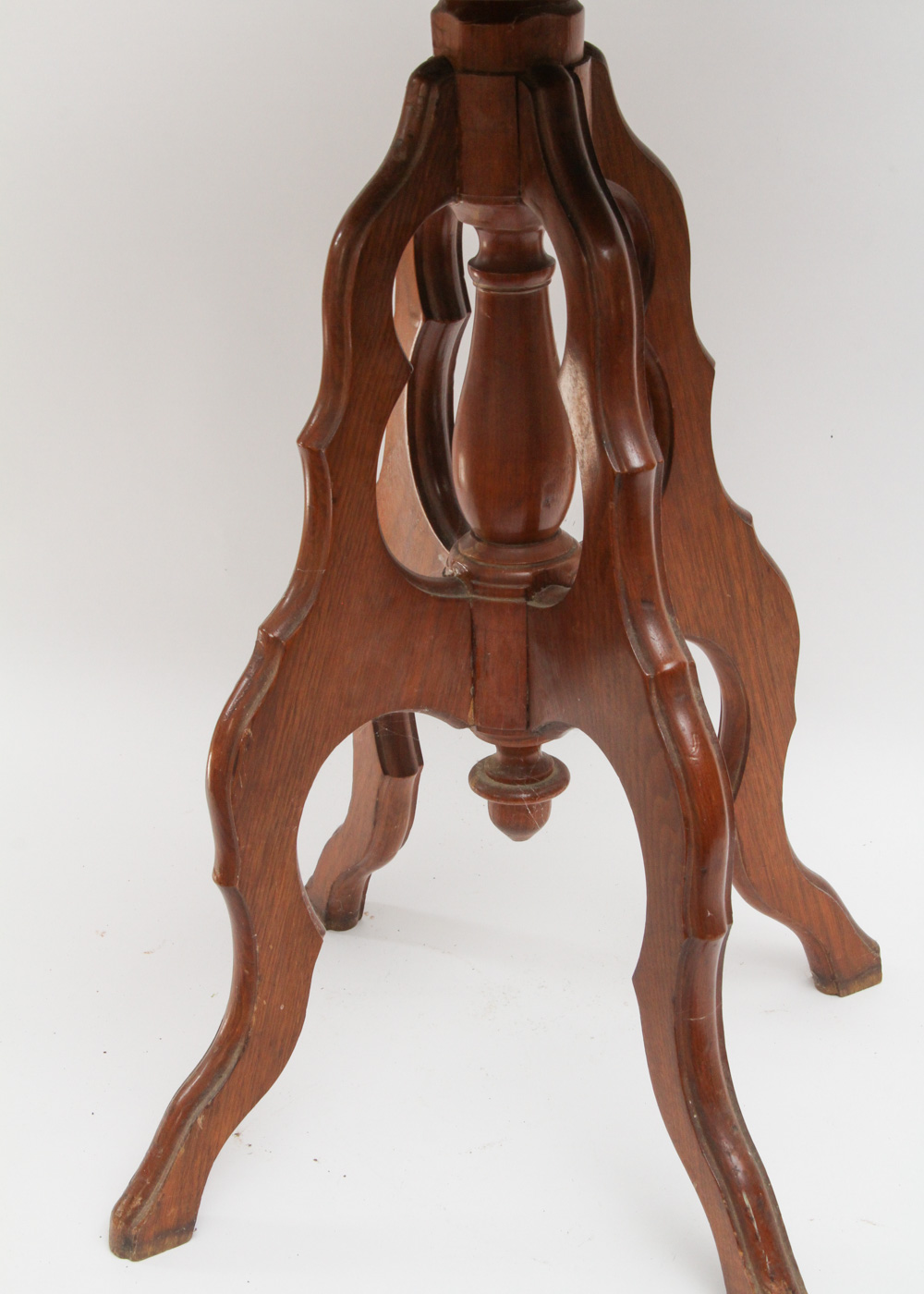 Antique Eastlake Style Rotating Tray Storage Table