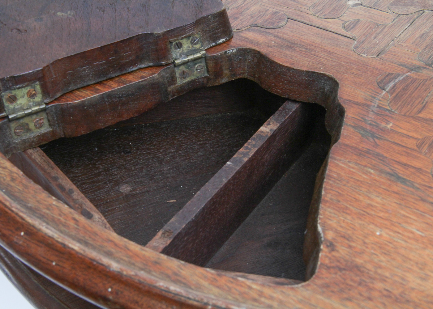 Antique Eastlake Style Rotating Tray Storage Table