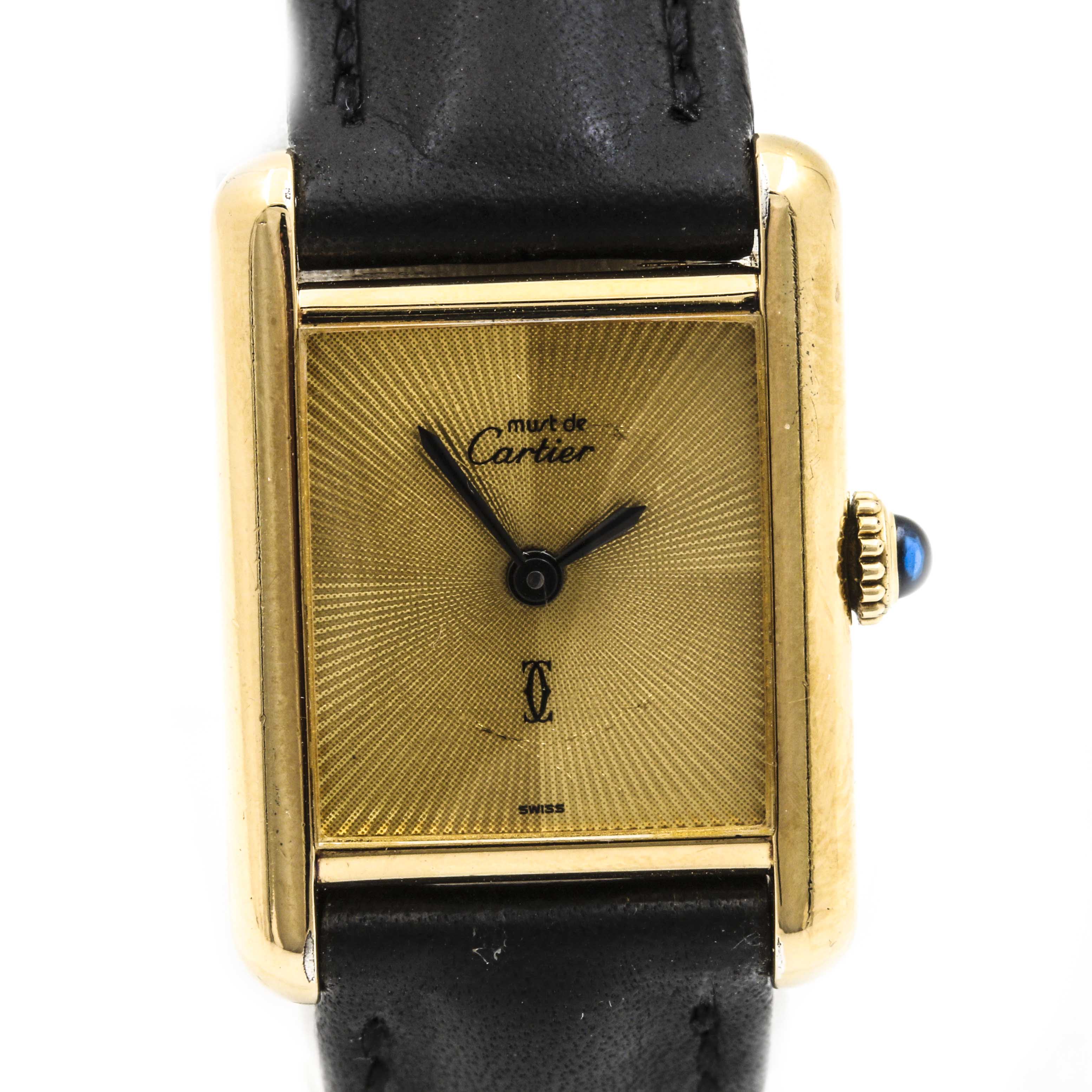 Must de Cartier Sterling Silver Watch