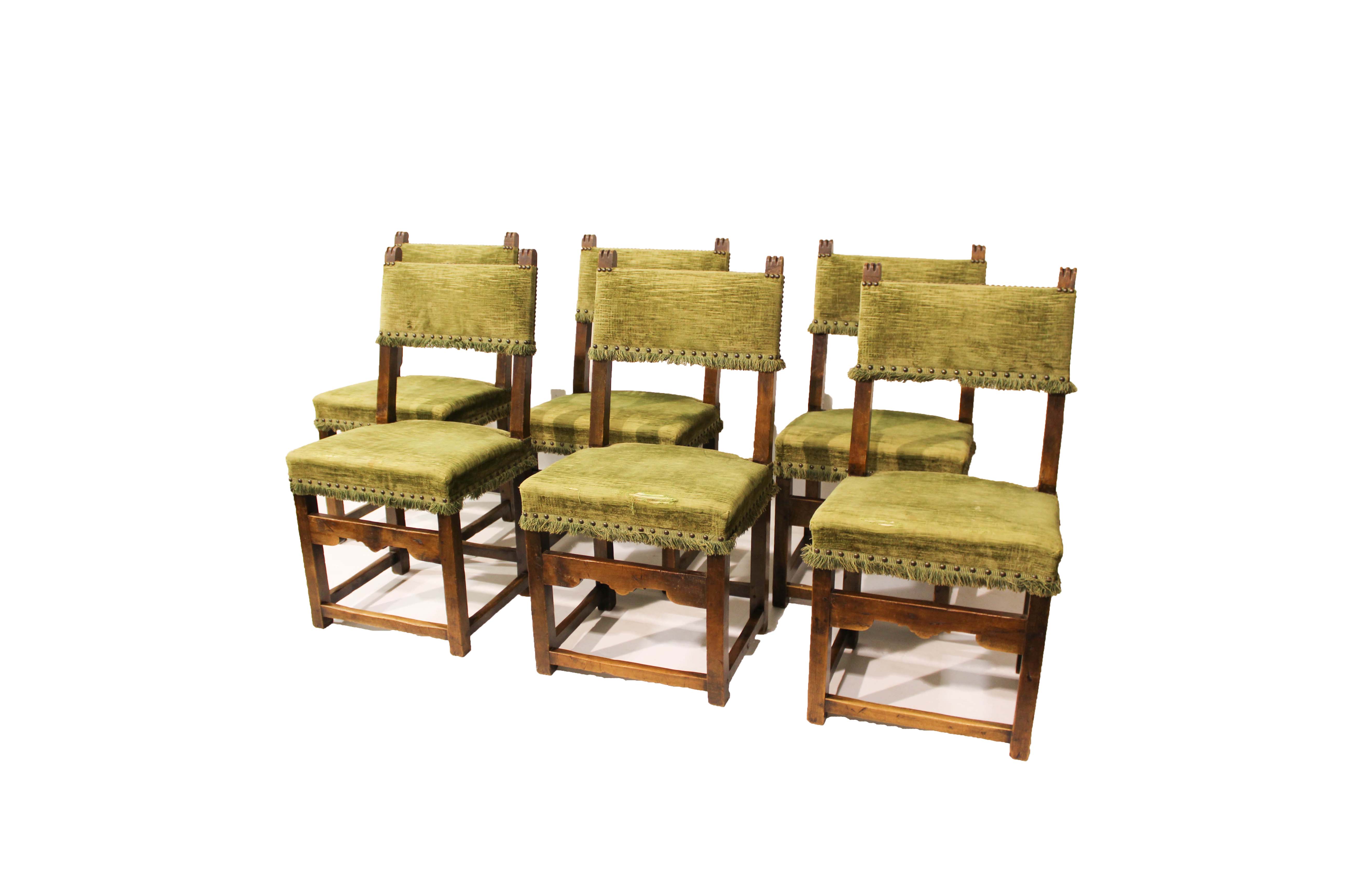 Six French Renaissance Revival Dining Chairs