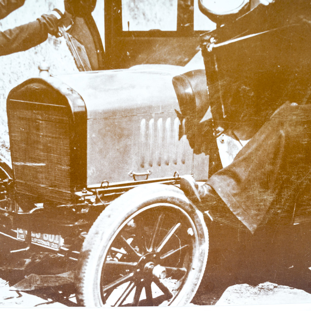 Offset Lithograph of Comedians Laurel and Hardy