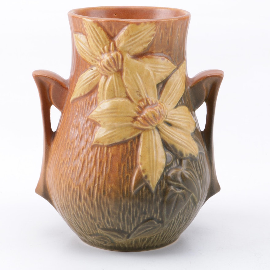 Roseville Pottery "Clematis" Vase