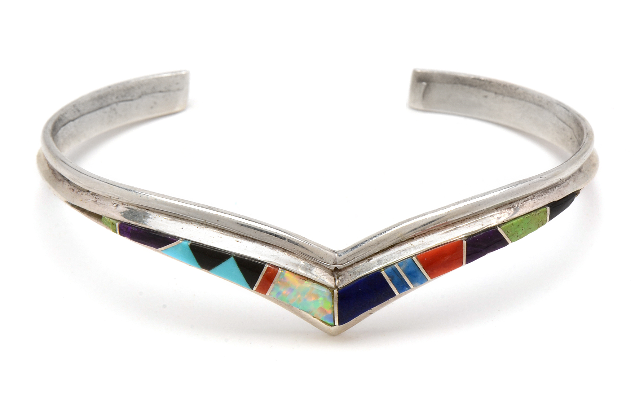 Sterling Silver Kokopelli Pendant Earrings and Cuff Bracelet