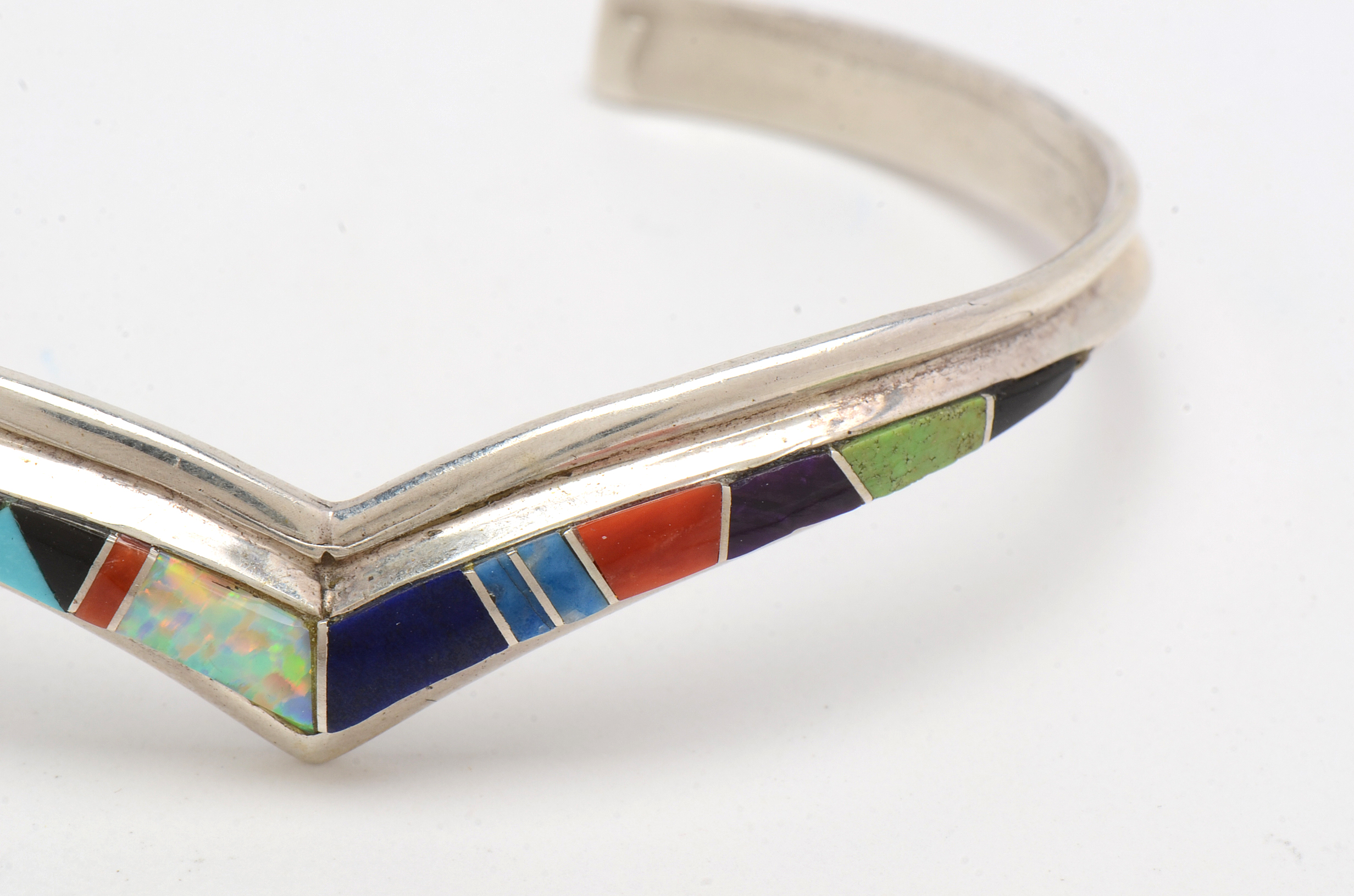 Sterling Silver Kokopelli Pendant Earrings and Cuff Bracelet