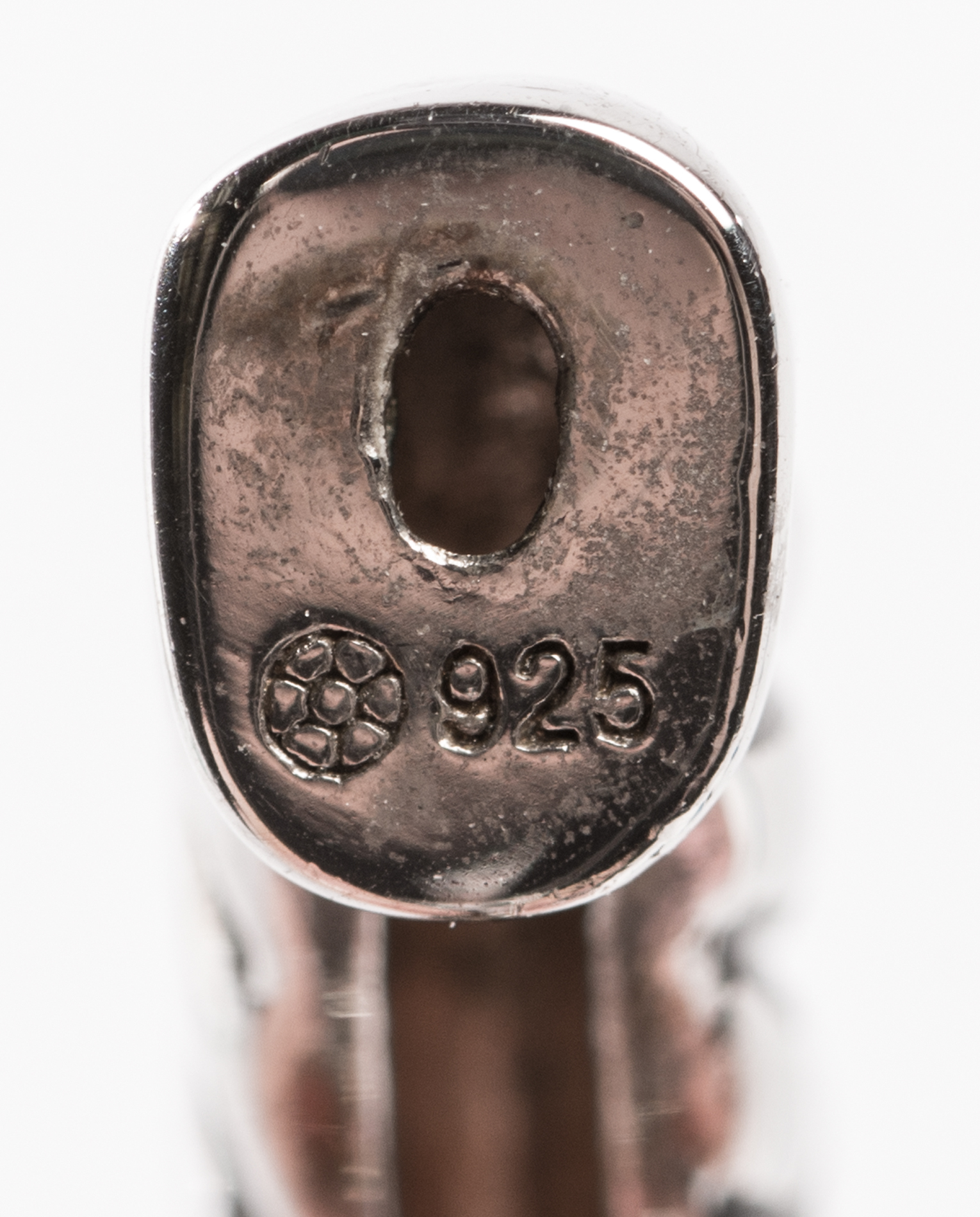 Sterling Silver Diamond Cable Hoop Earrings