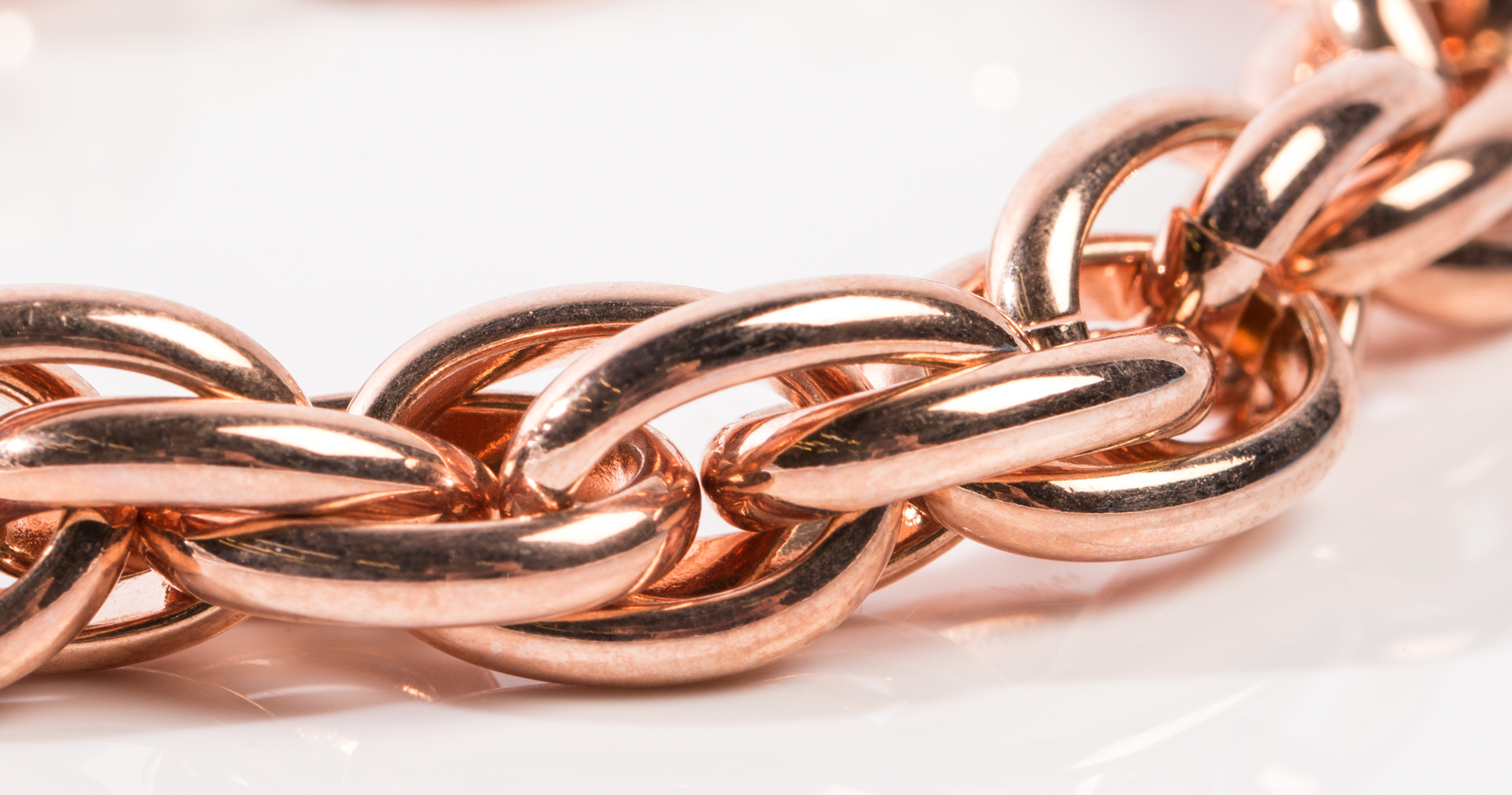 Bronze  Oval Link Bracelet