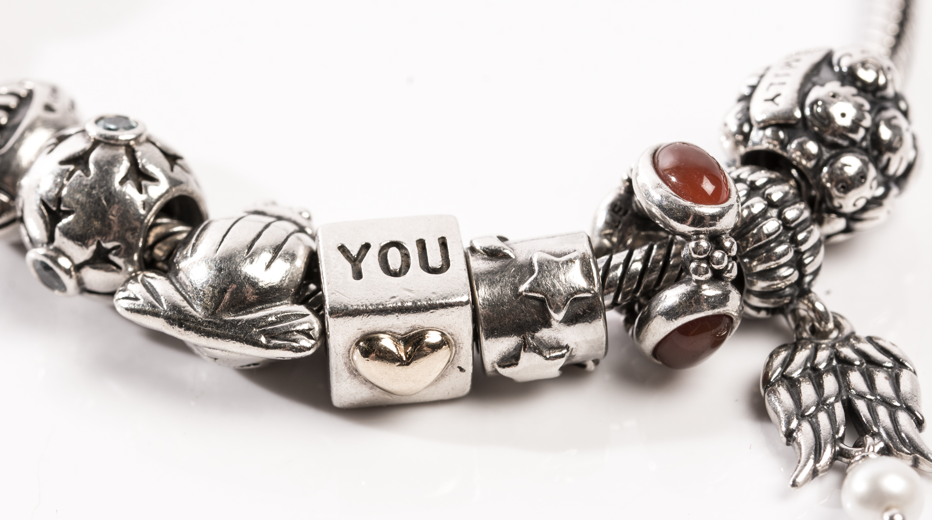 Pandora Sterling Silver Charm Bracelet