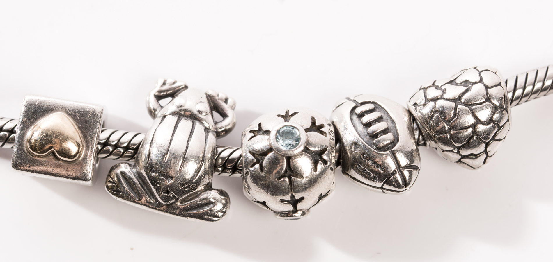 Pandora Sterling Silver Charm Bracelet