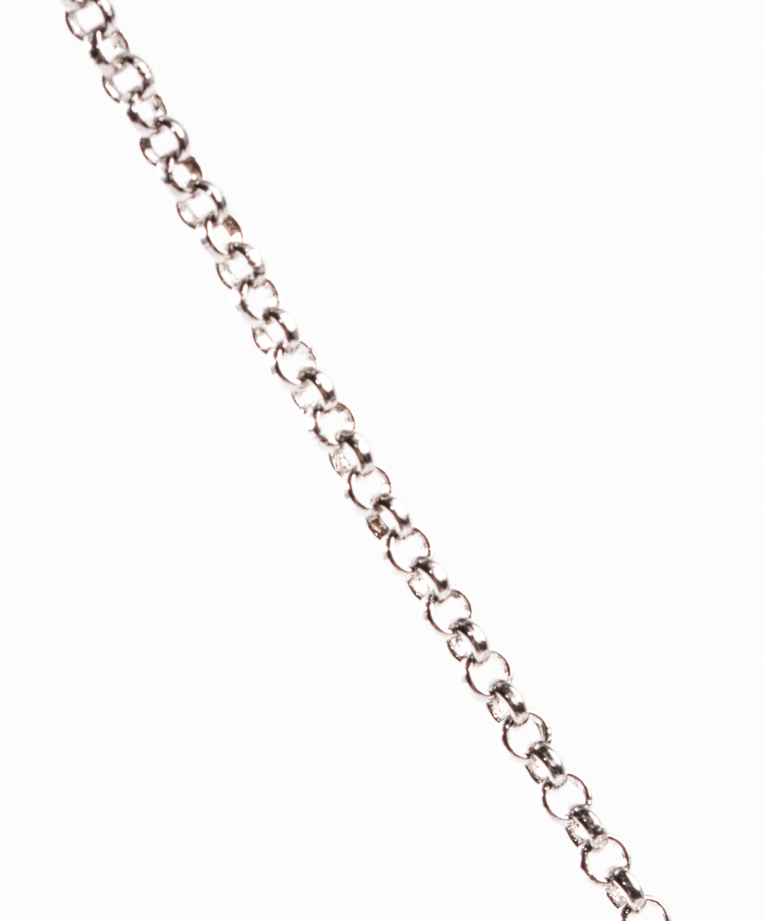 Sterling Silver Diamond Hershey's Kiss Necklace