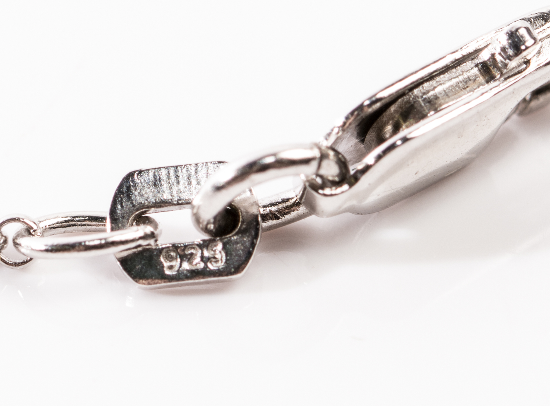 Sterling Silver Diamond Hershey's Kiss Necklace