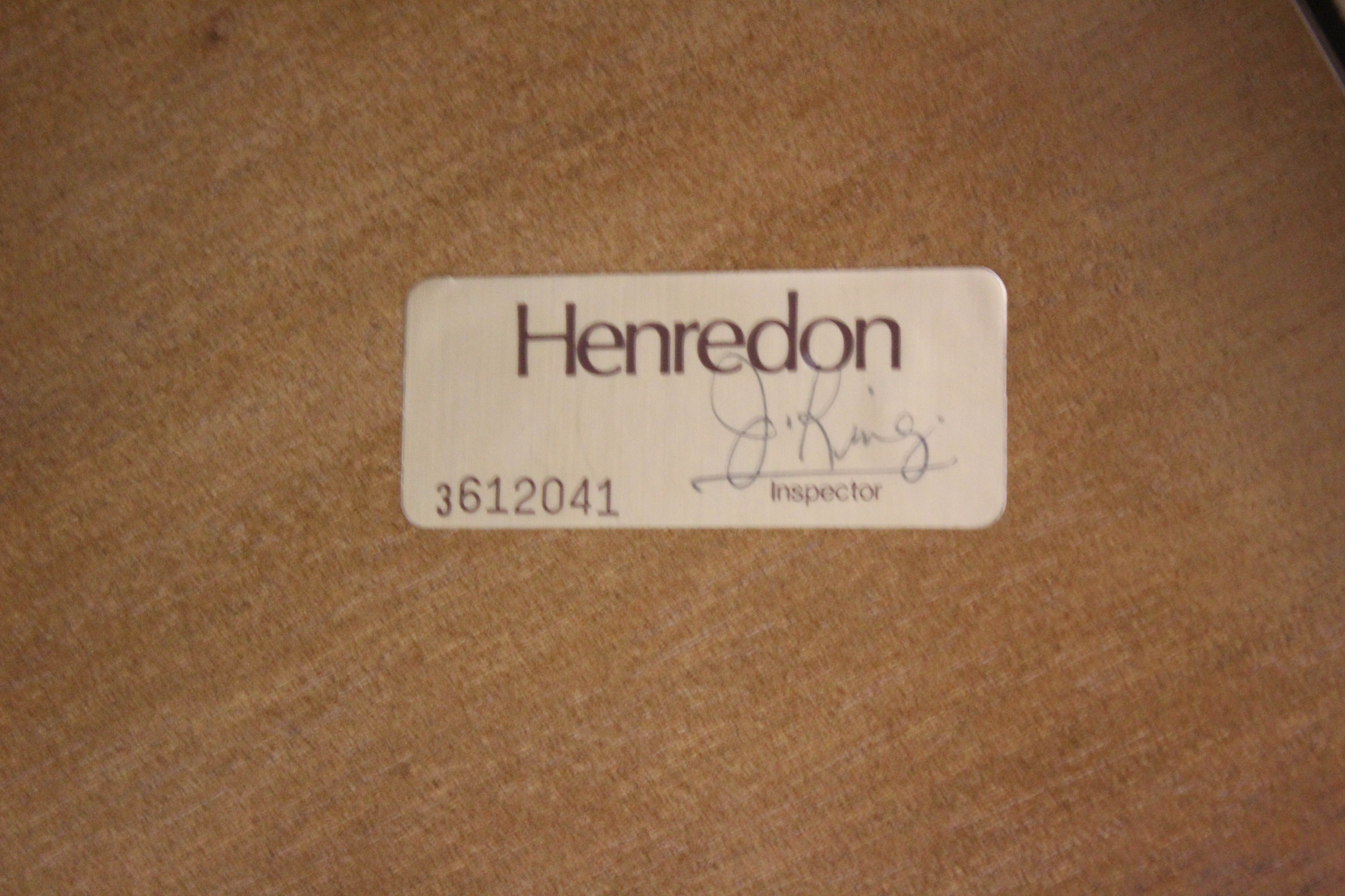 Vintage Mahogany Trestle Dining Table by Henredon