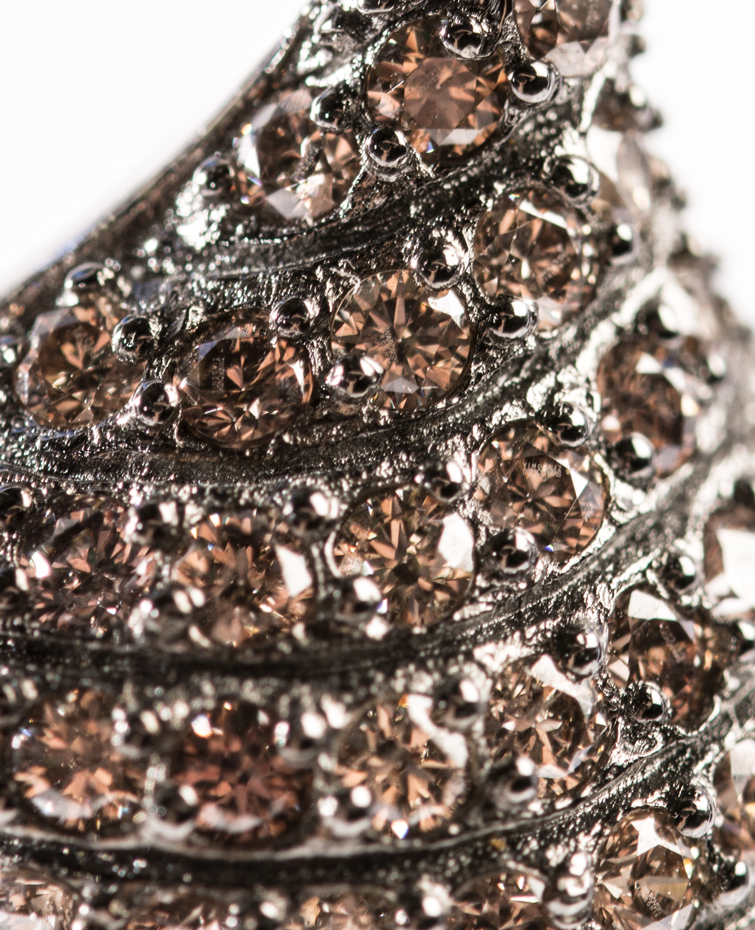 Sterling Silver Cubic Zirconia Hershey's Kiss Necklace