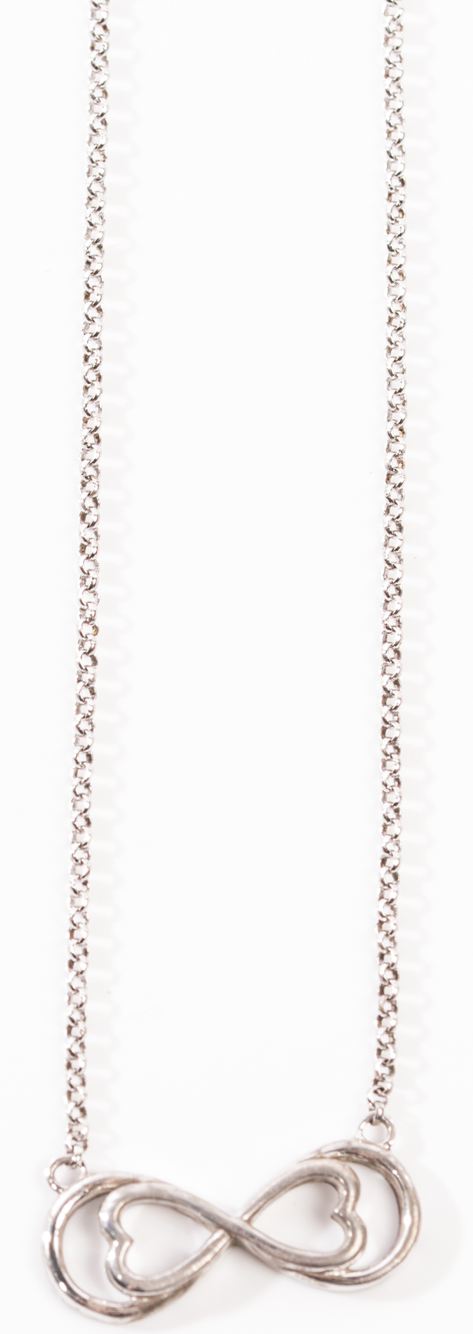 Sterling Silver Infinity Pendant Necklace