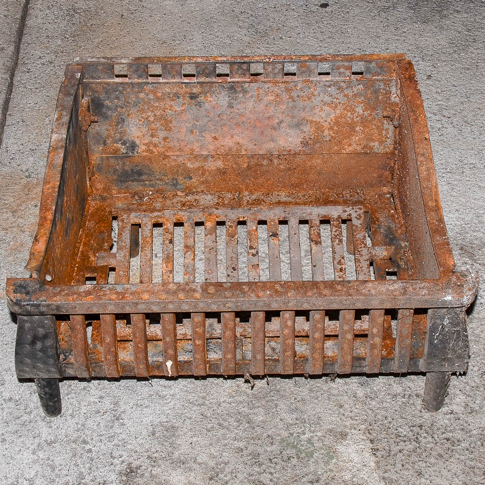 Vintage Cast Iron Hearth Grate