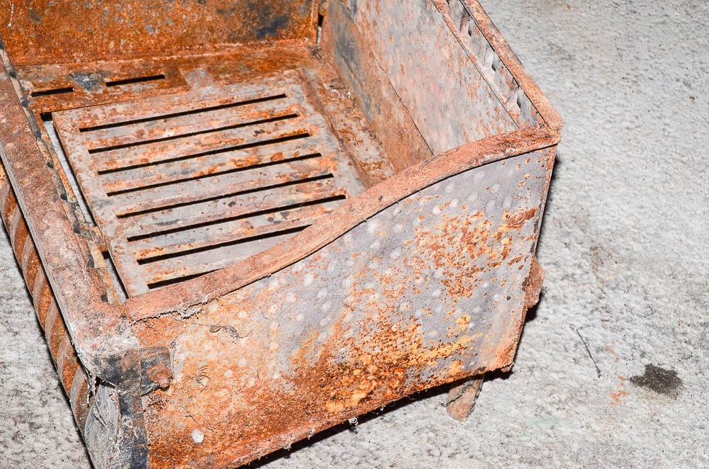 Vintage Cast Iron Hearth Grate