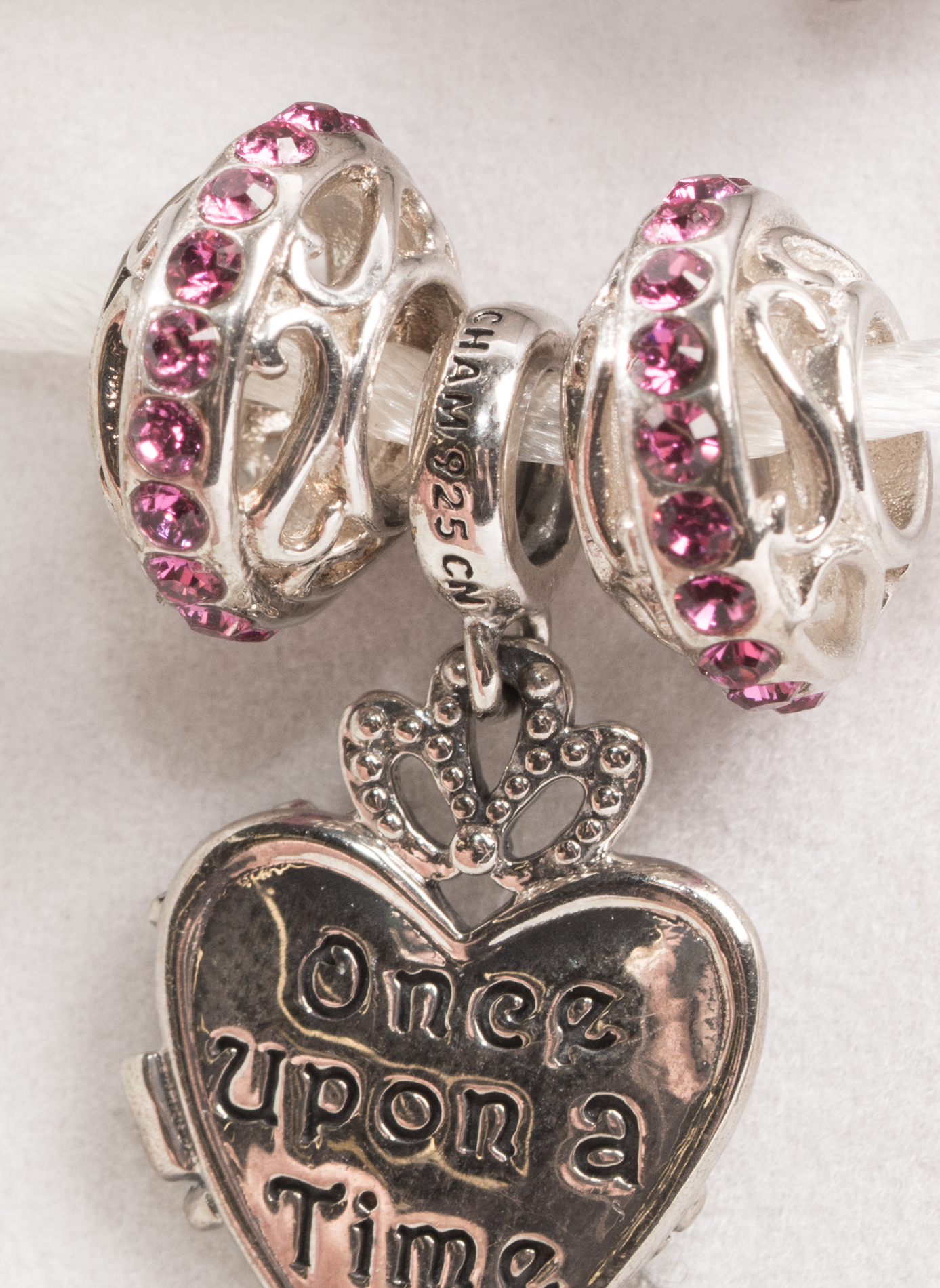 Sterling Silver Chamilia Heart Charms