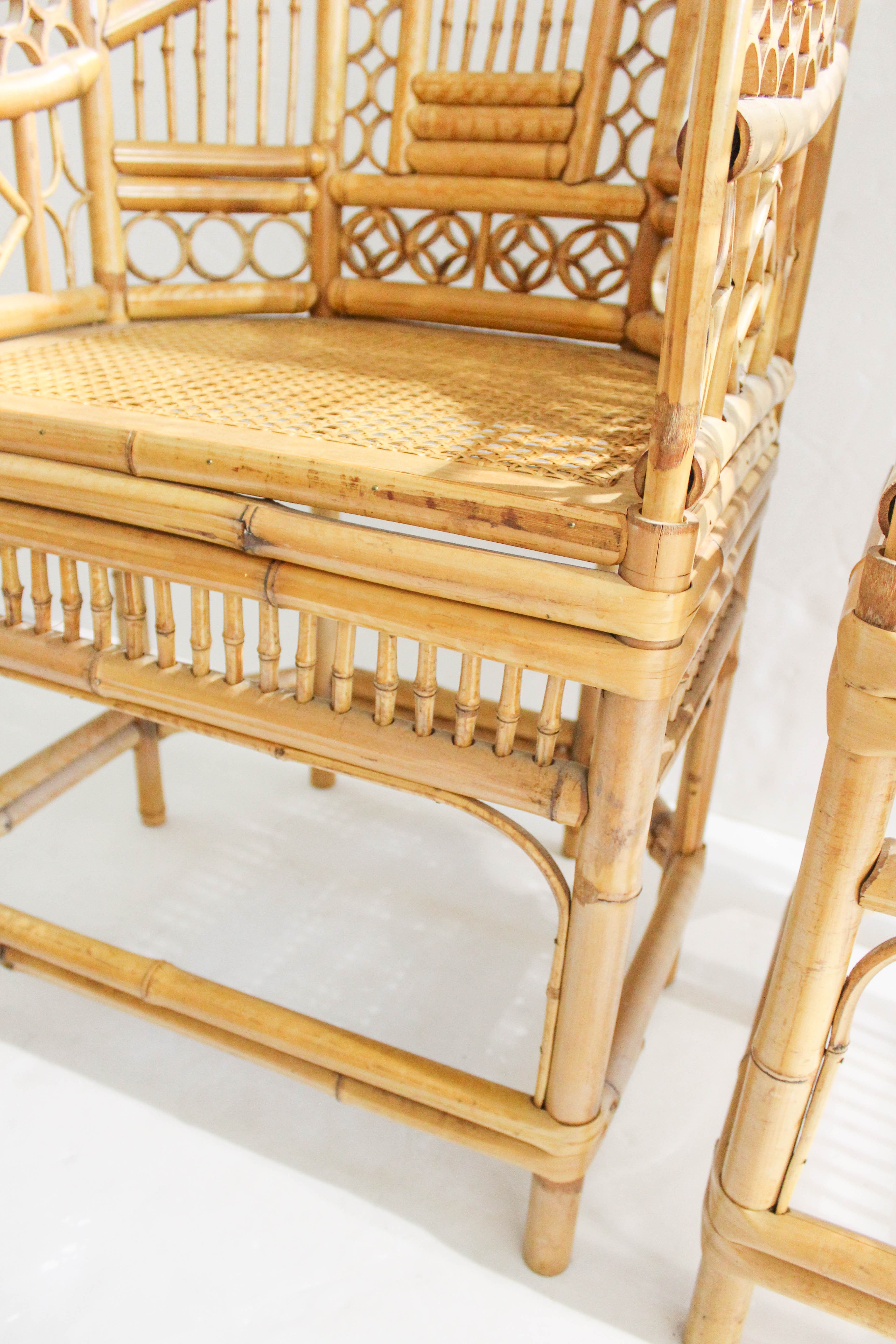 Pair of Bamboo Chairs