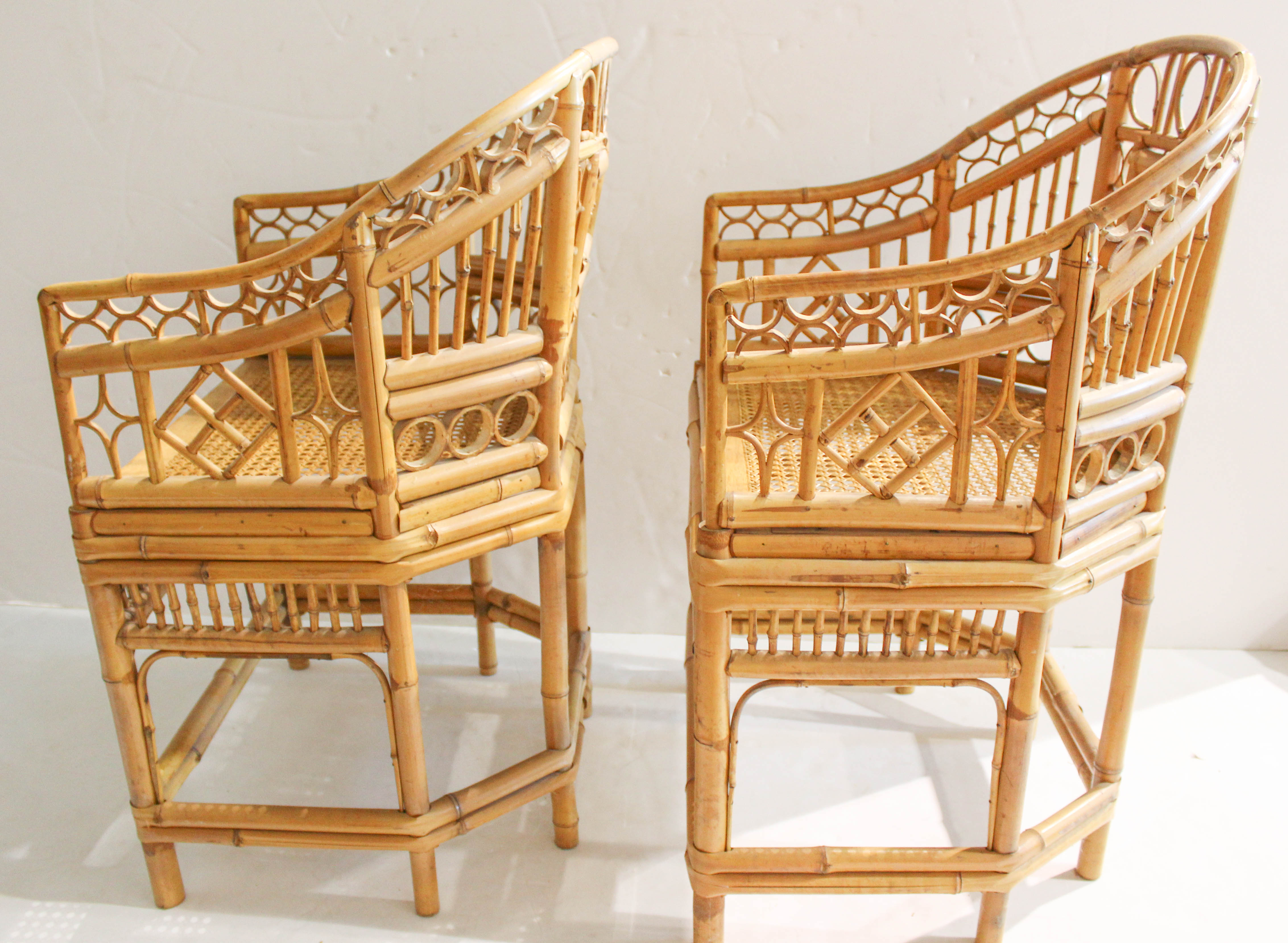 Pair of Bamboo Chairs