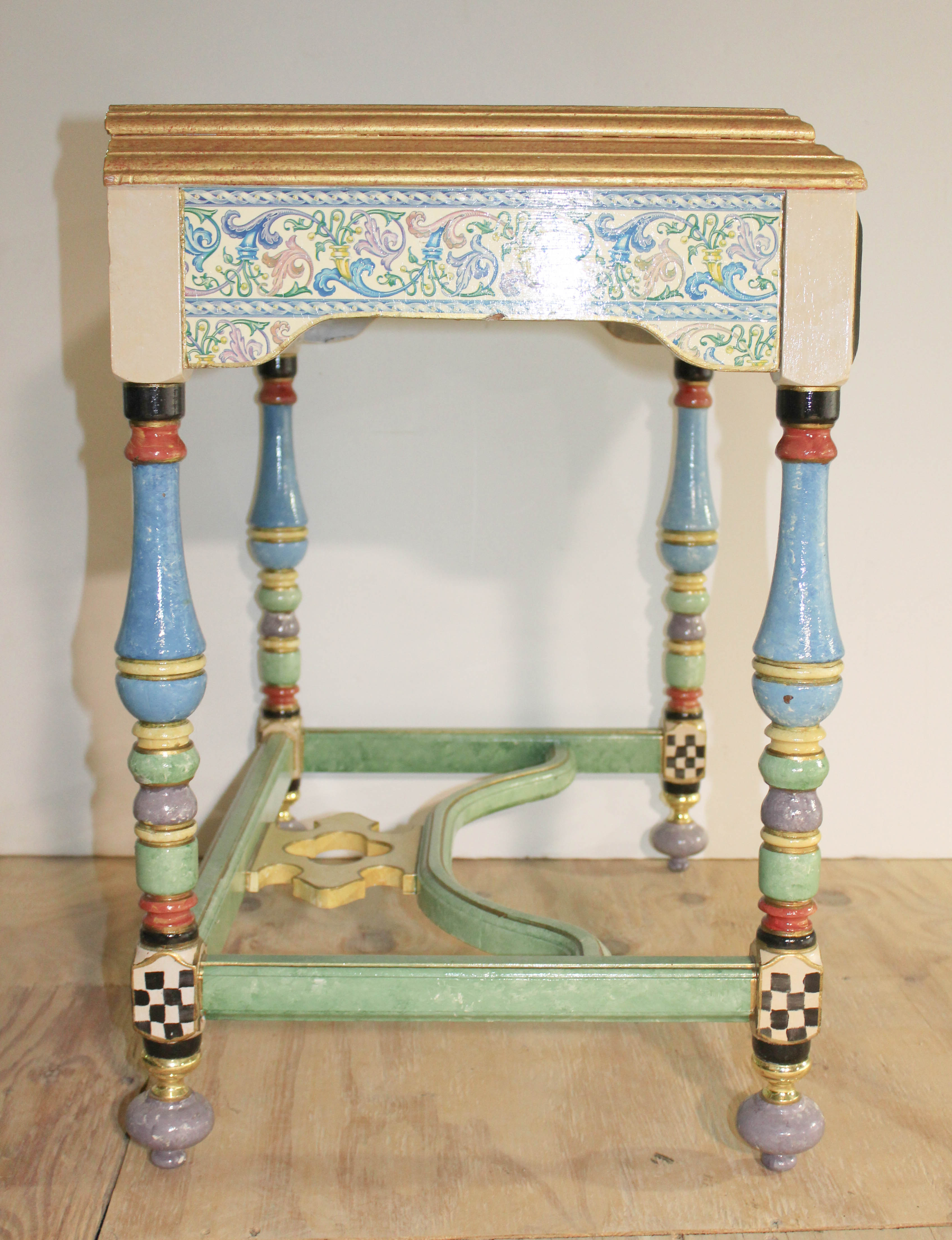 Painted Side Table