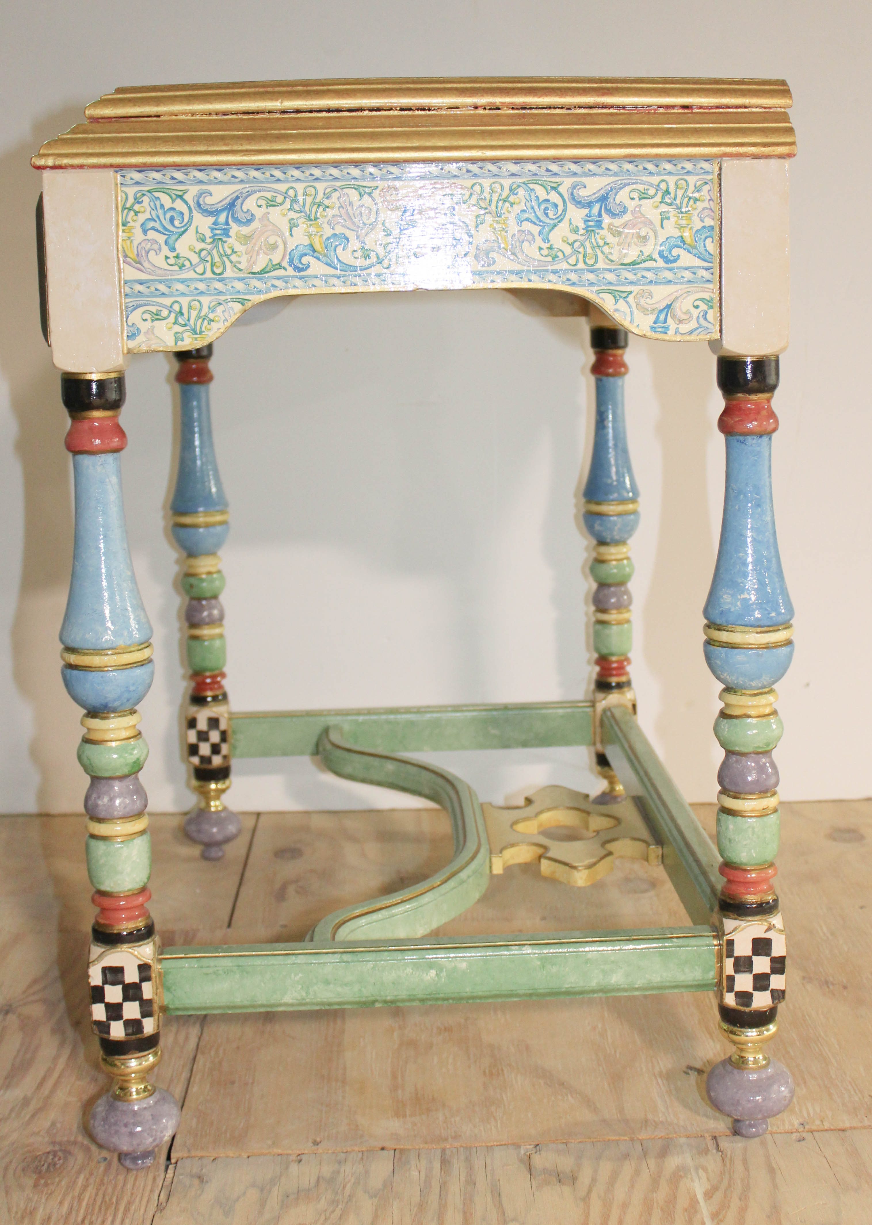 Painted Side Table