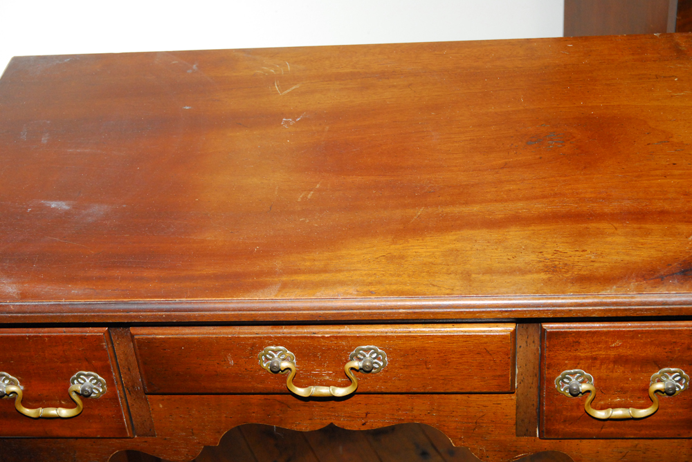 Vintage Chippendale Style Mahogany Writing Desk