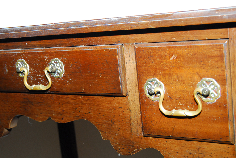 Vintage Chippendale Style Mahogany Writing Desk