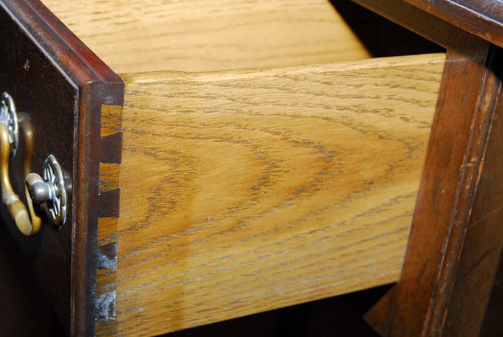 Vintage Chippendale Style Mahogany Writing Desk