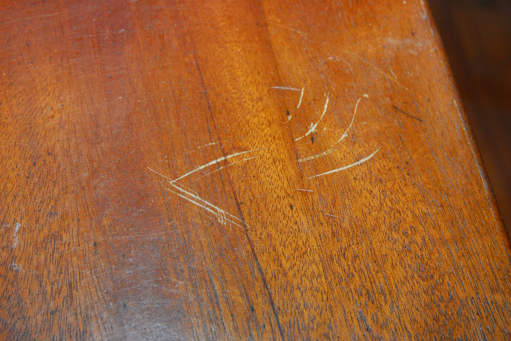 Vintage Chippendale Style Mahogany Writing Desk