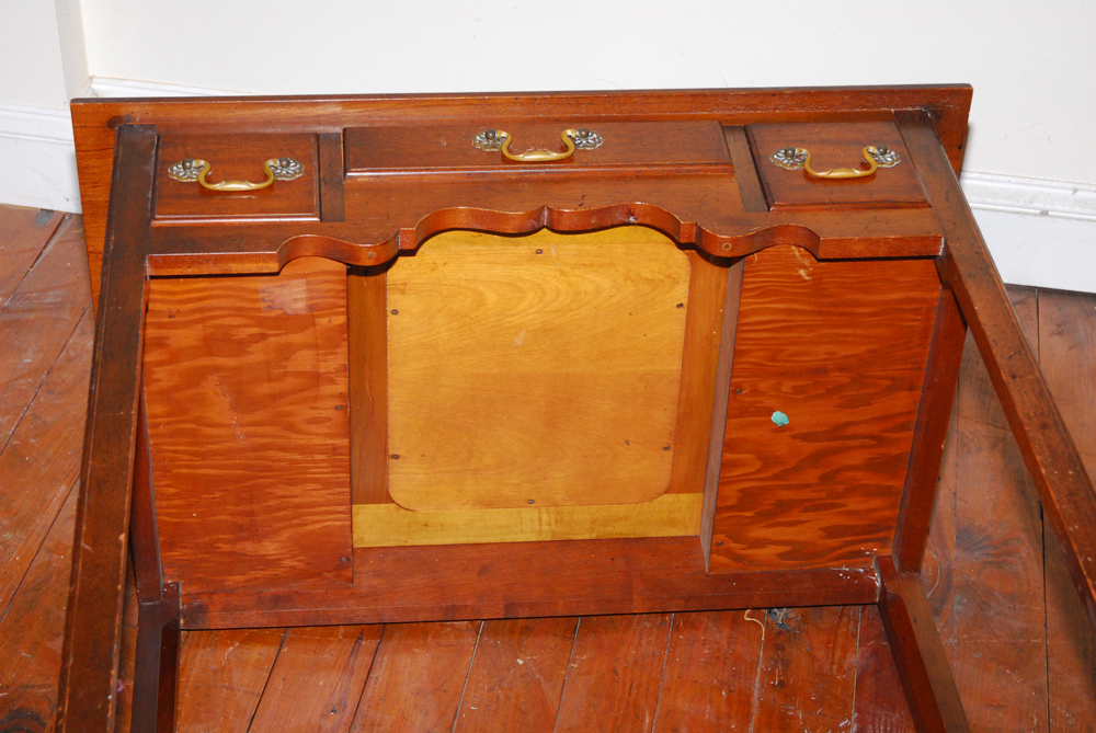 Vintage Chippendale Style Mahogany Writing Desk