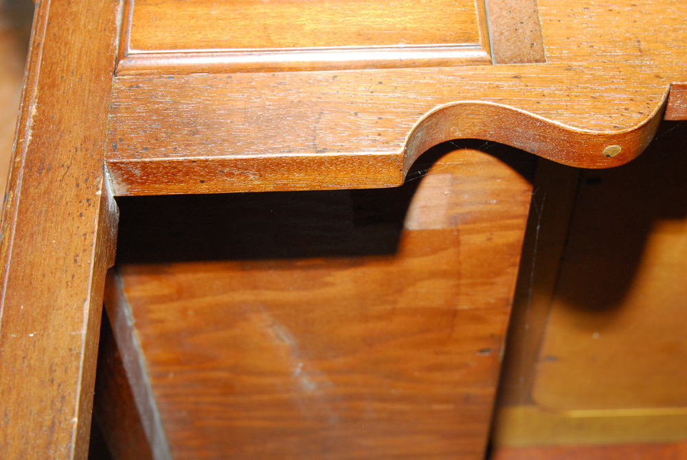 Vintage Chippendale Style Mahogany Writing Desk