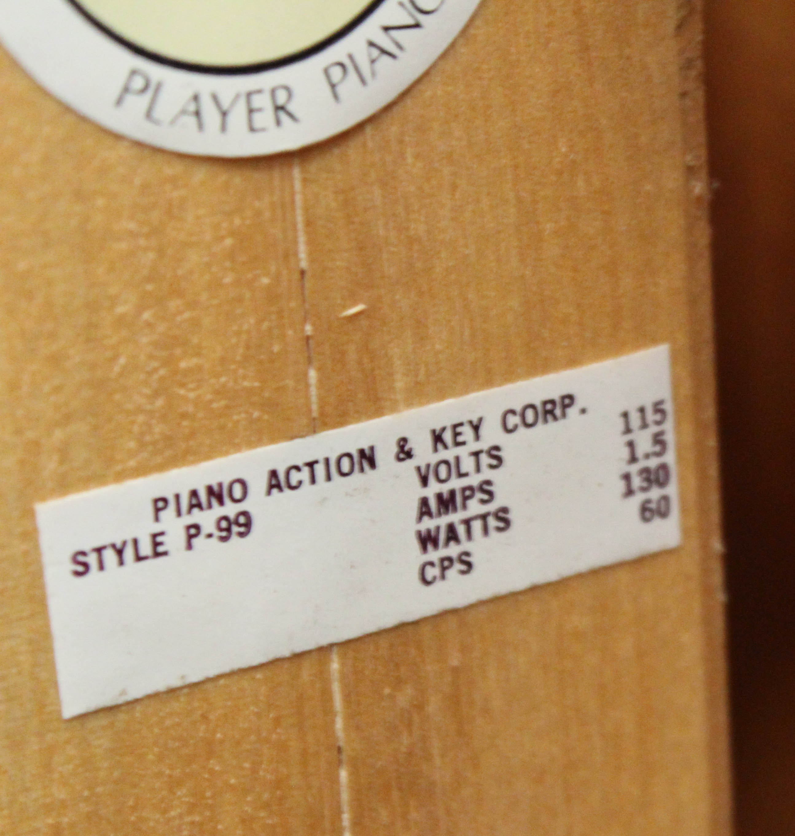 Aeolian Player Piano and Rolls