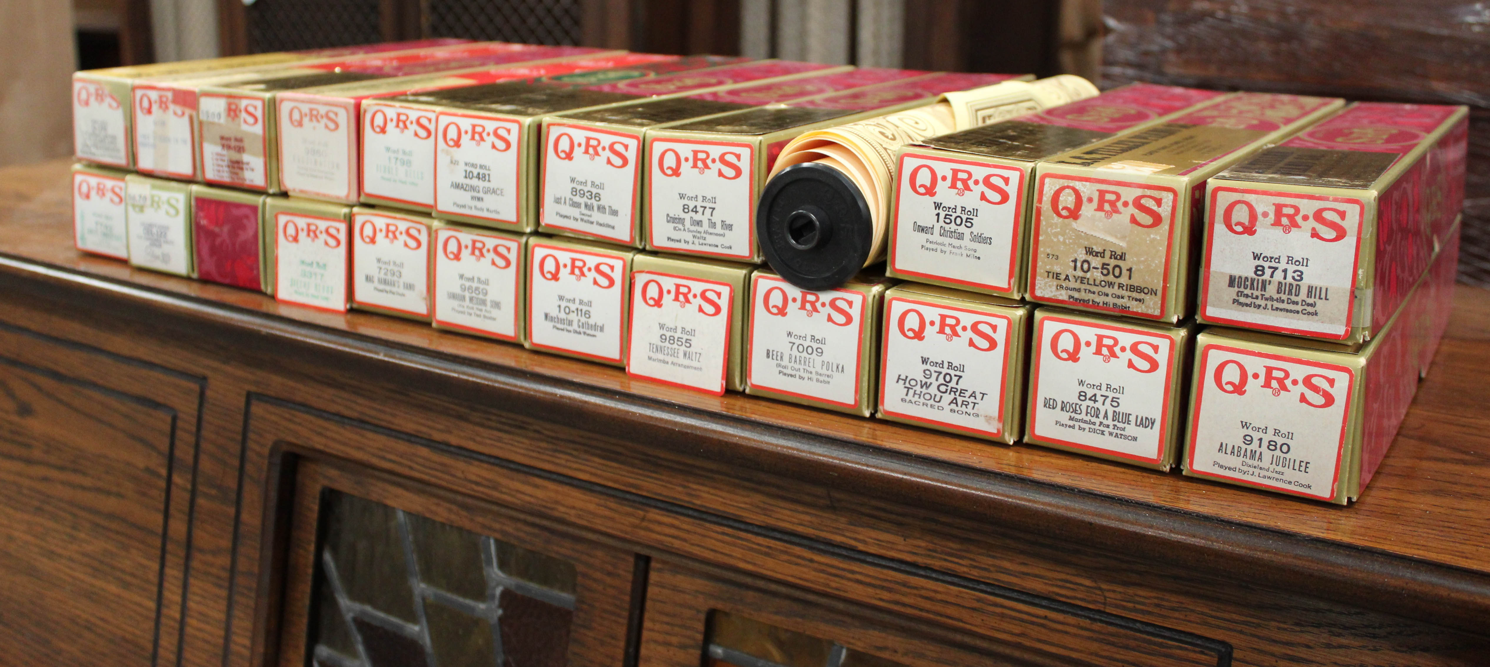 Aeolian Player Piano and Rolls