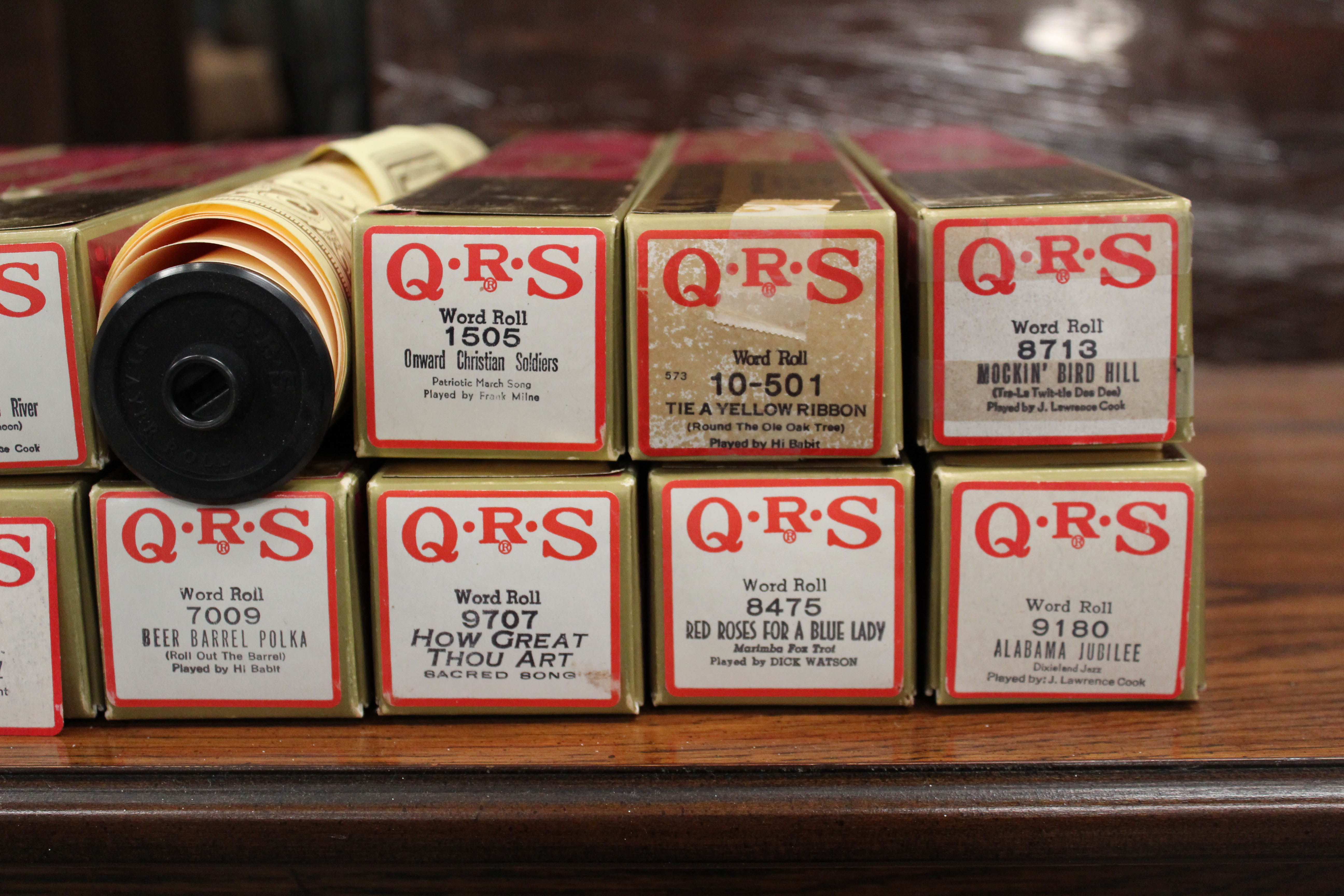 Aeolian Player Piano and Rolls