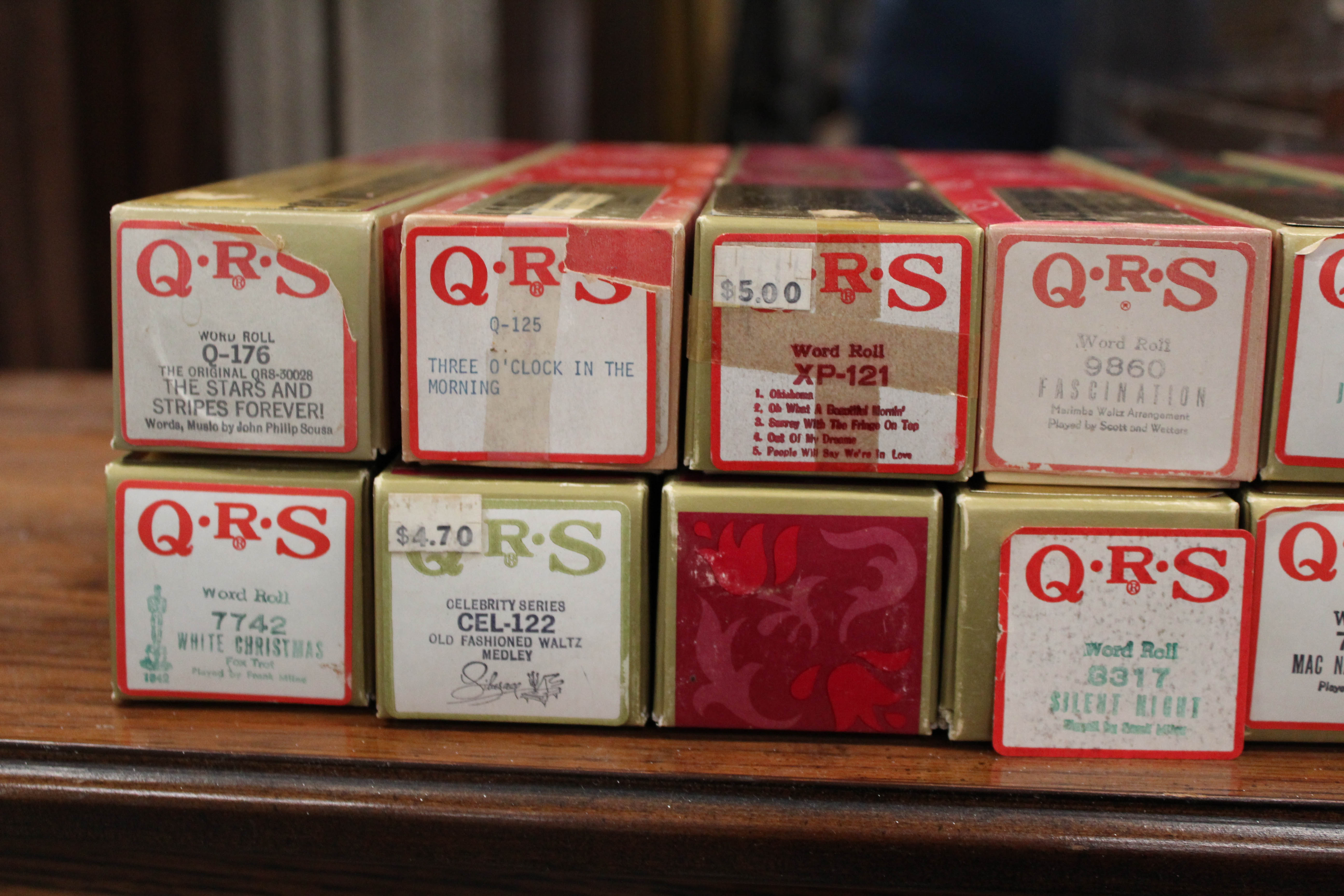 Aeolian Player Piano and Rolls