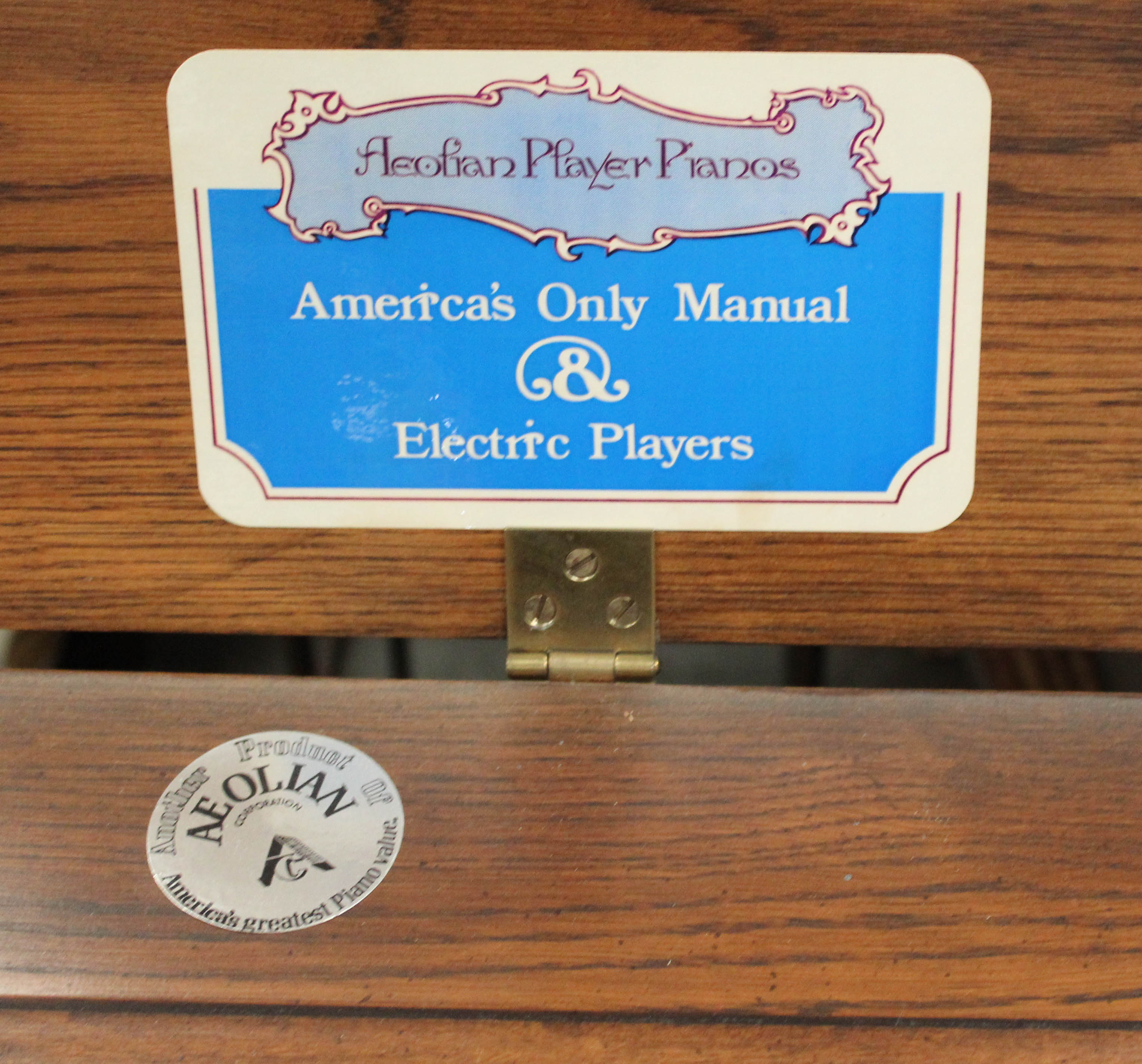 Aeolian Player Piano and Rolls