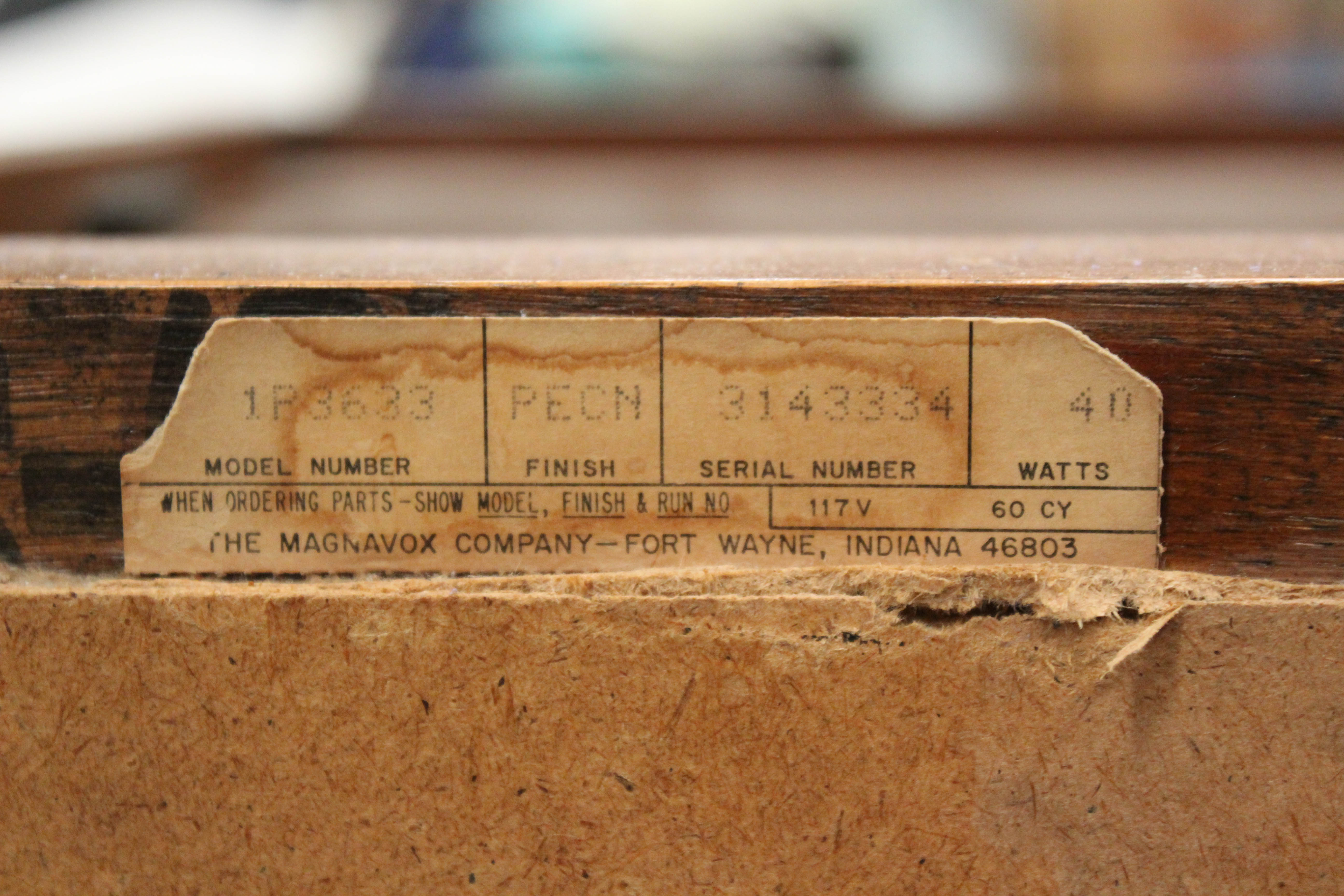 1960s Magnavox Astro Sonic Stereo Console