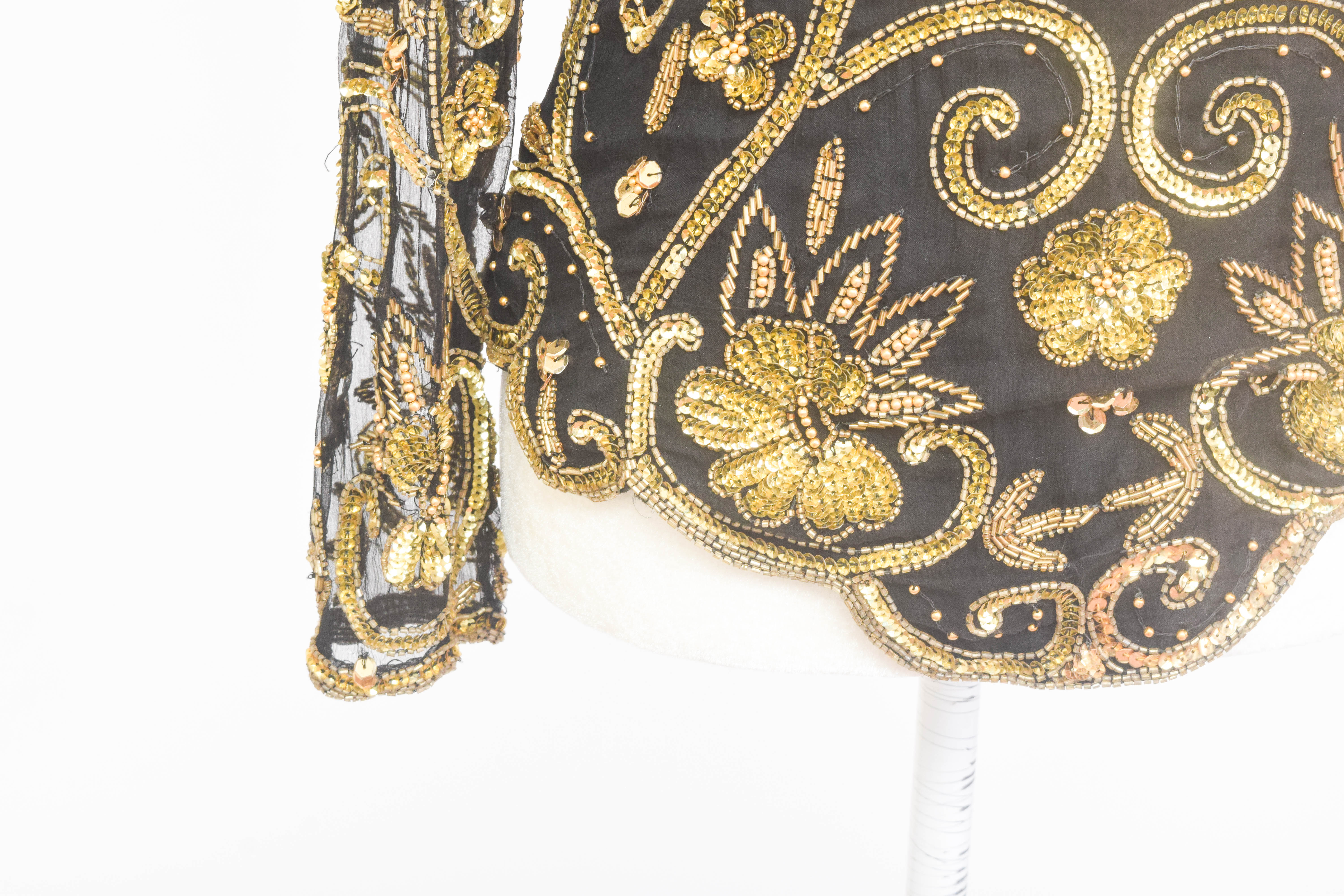 Vintage Beaded Tops and Jacket