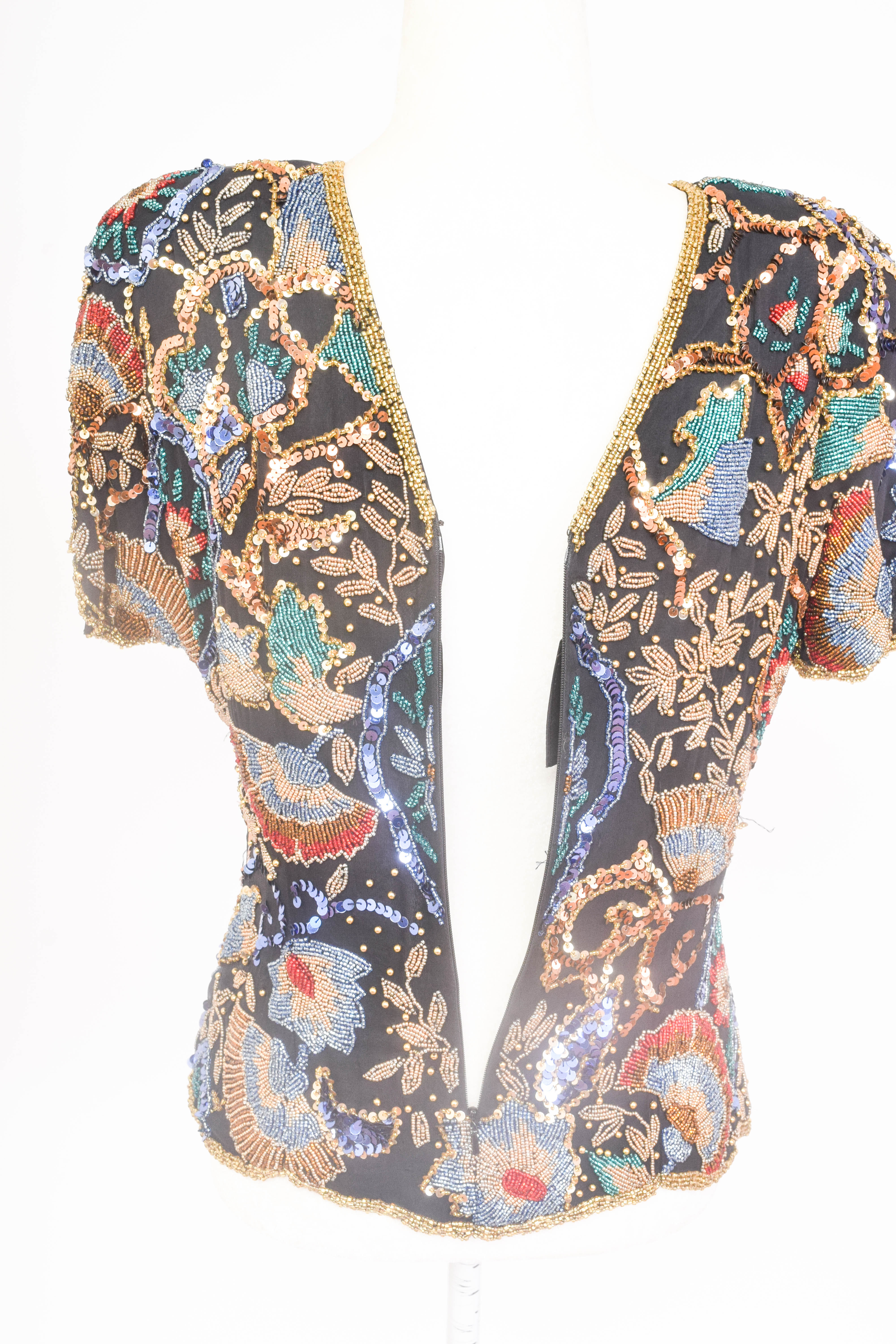 Vintage Beaded Tops and Jacket