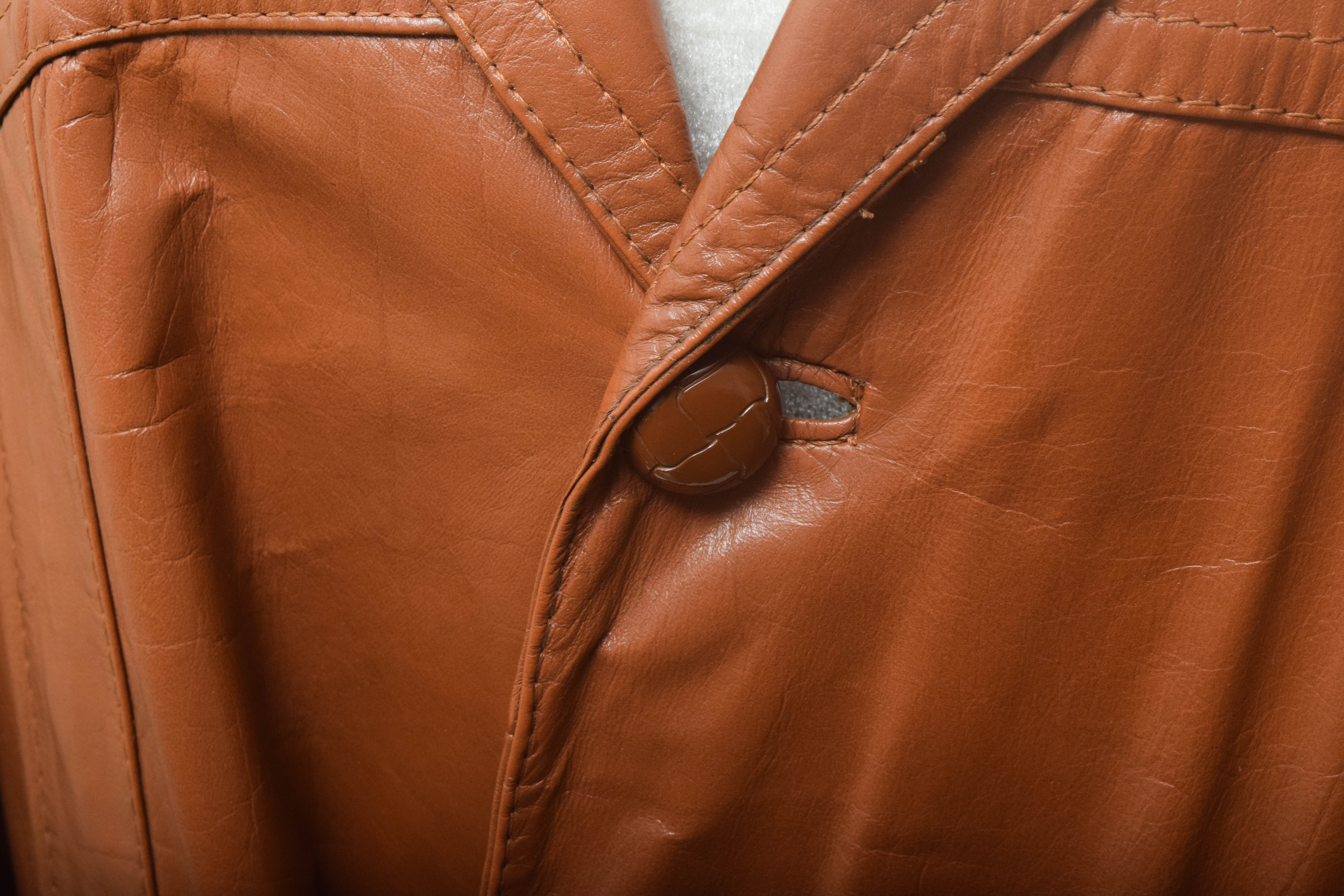 Men's Vintage Imperial Leather Jacket with Removable Lining