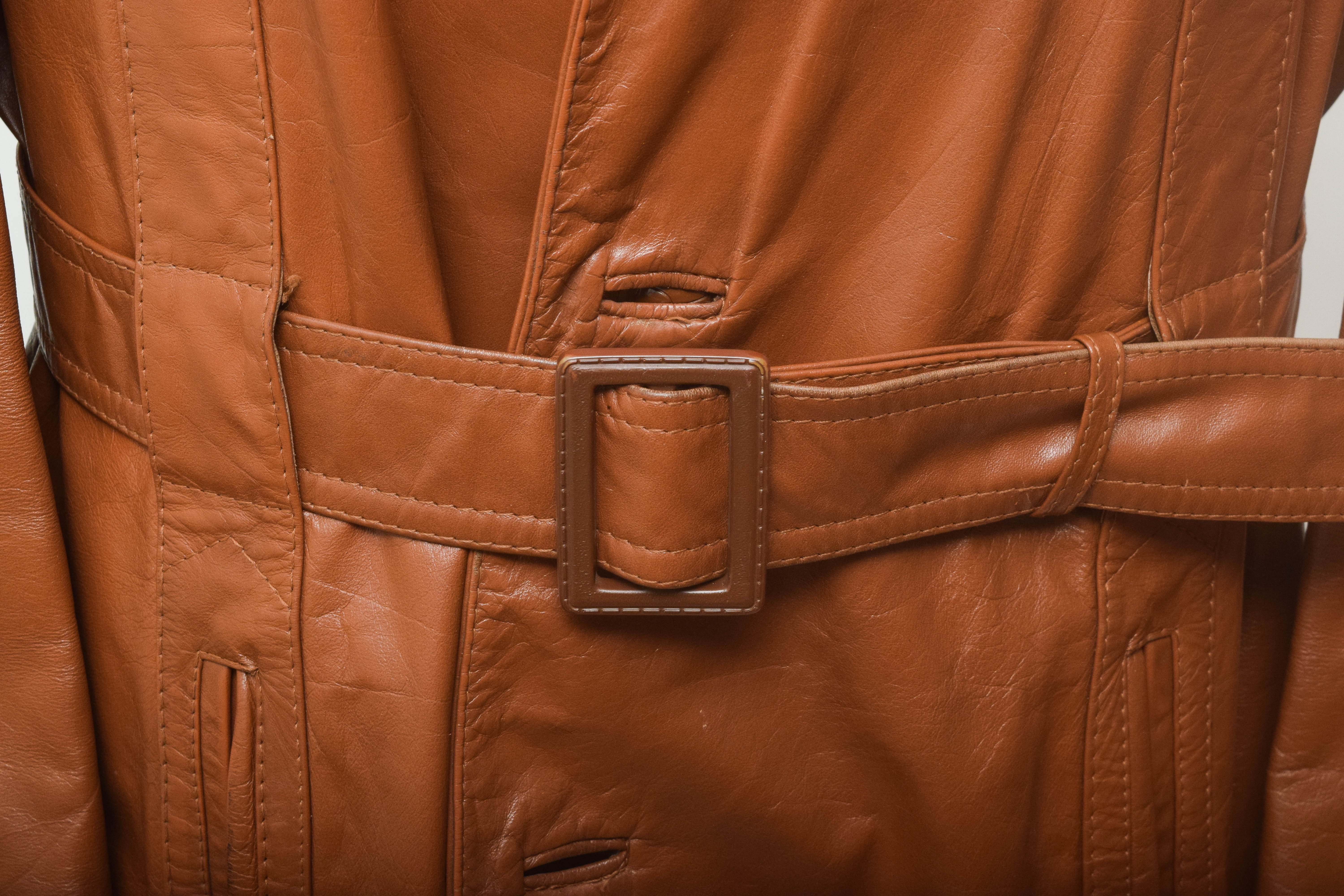 Men's Vintage Imperial Leather Jacket with Removable Lining