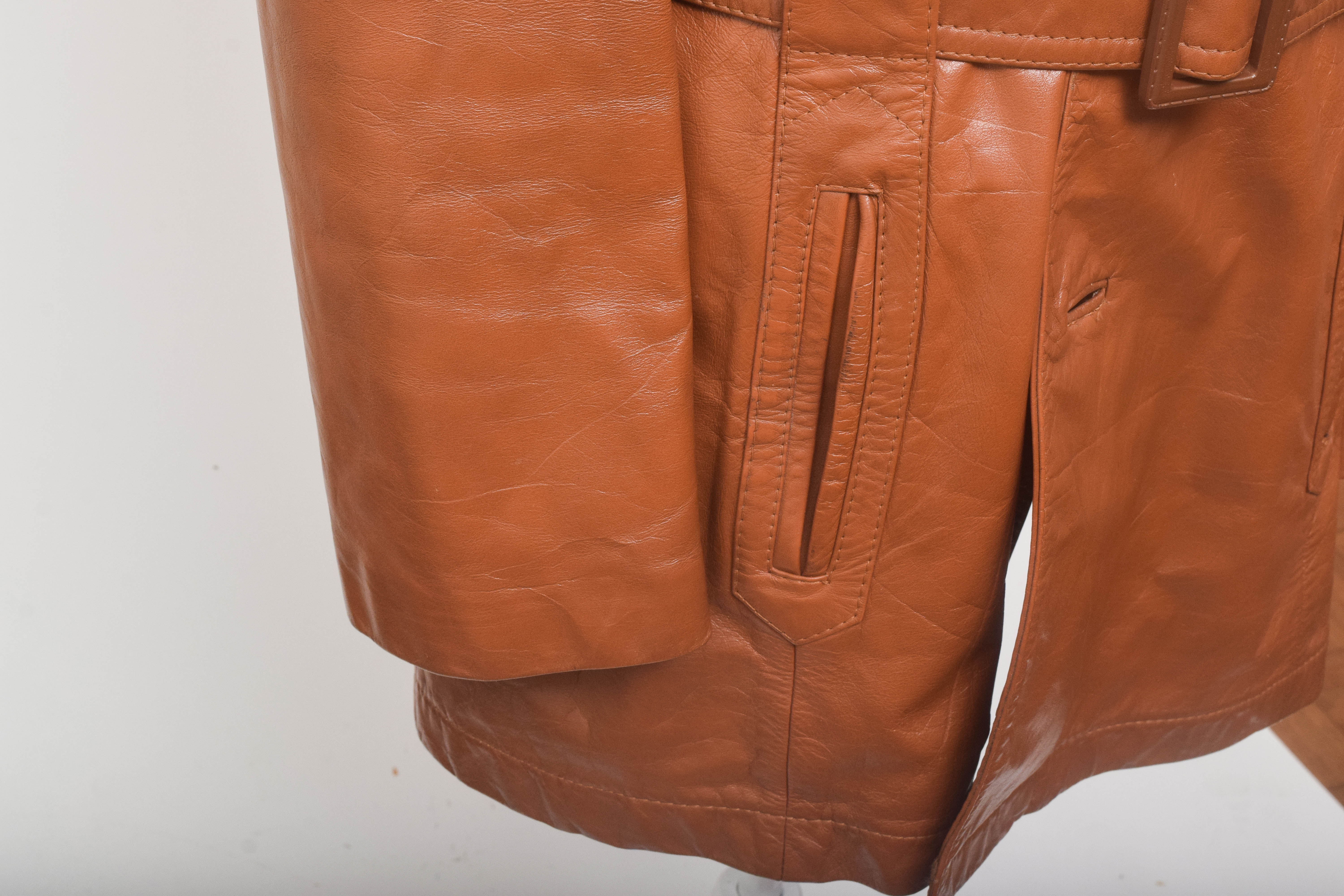 Men's Vintage Imperial Leather Jacket with Removable Lining