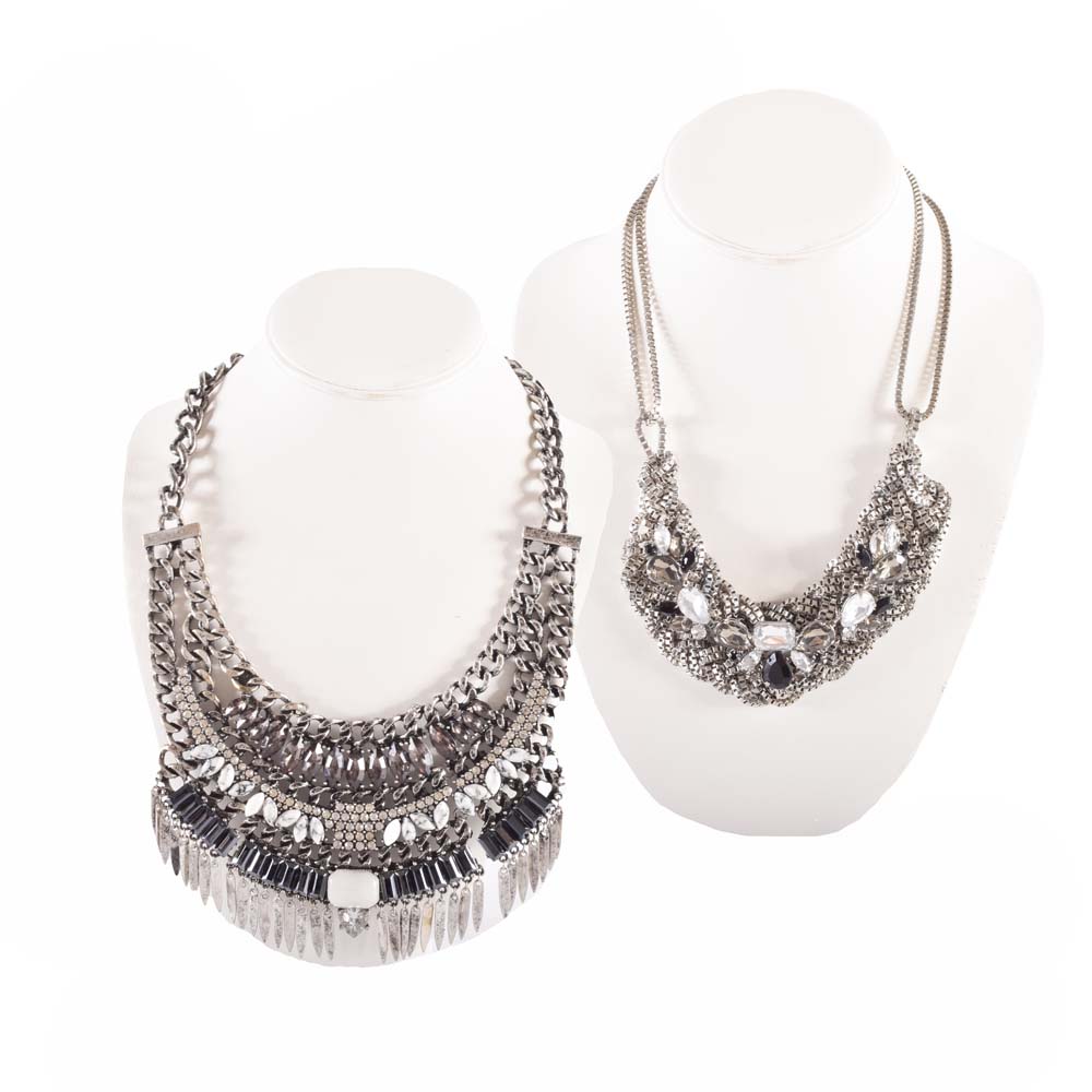 Statement Necklaces Featuring Baublebar and Banana Republic