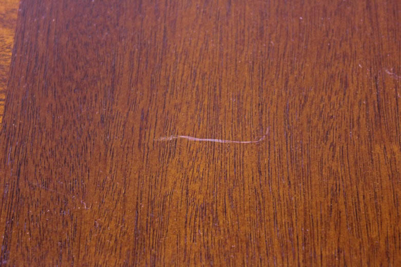 Vintage Mahogany Trestle Dining Table by Henredon