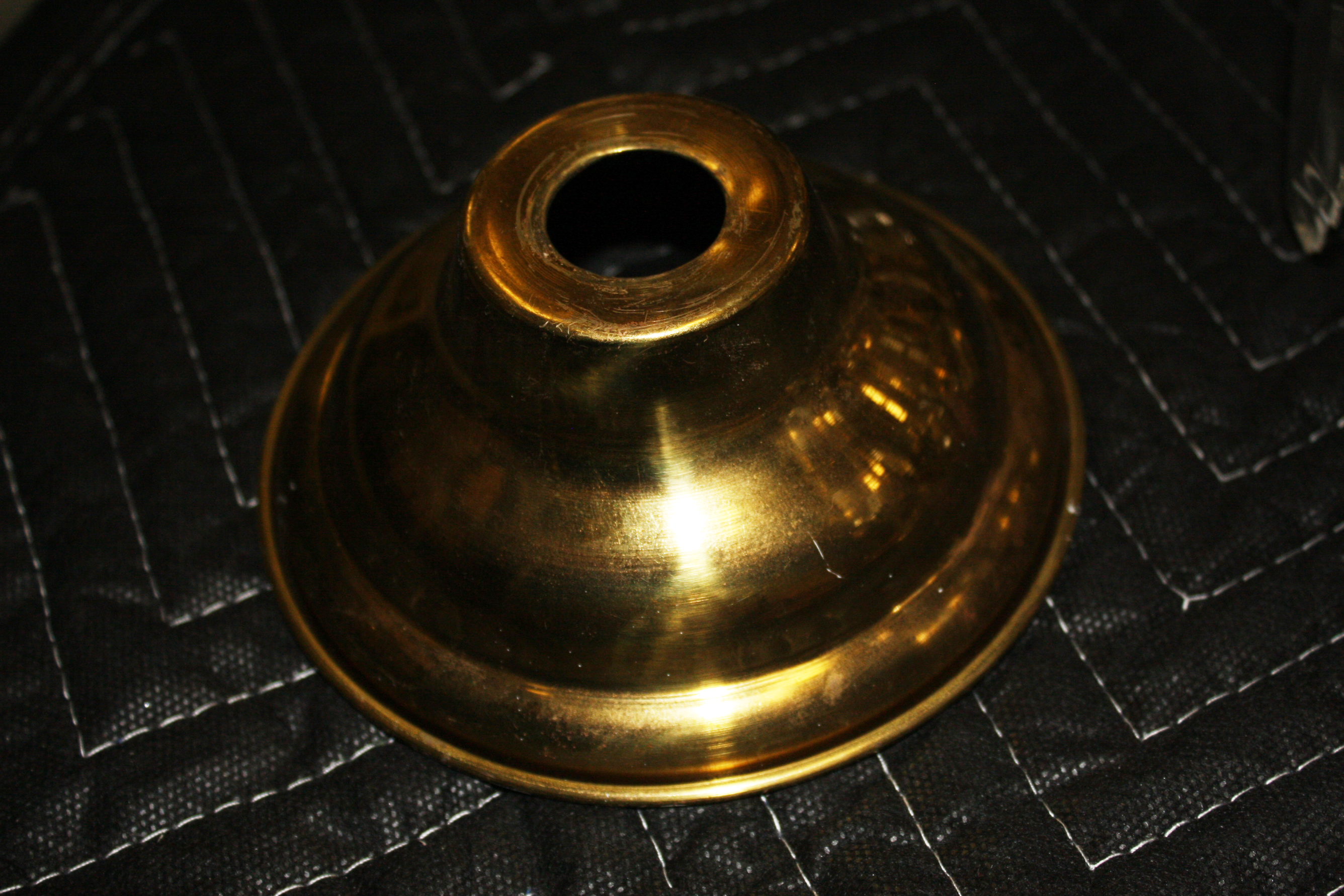 Brass and Crystal Chandelier