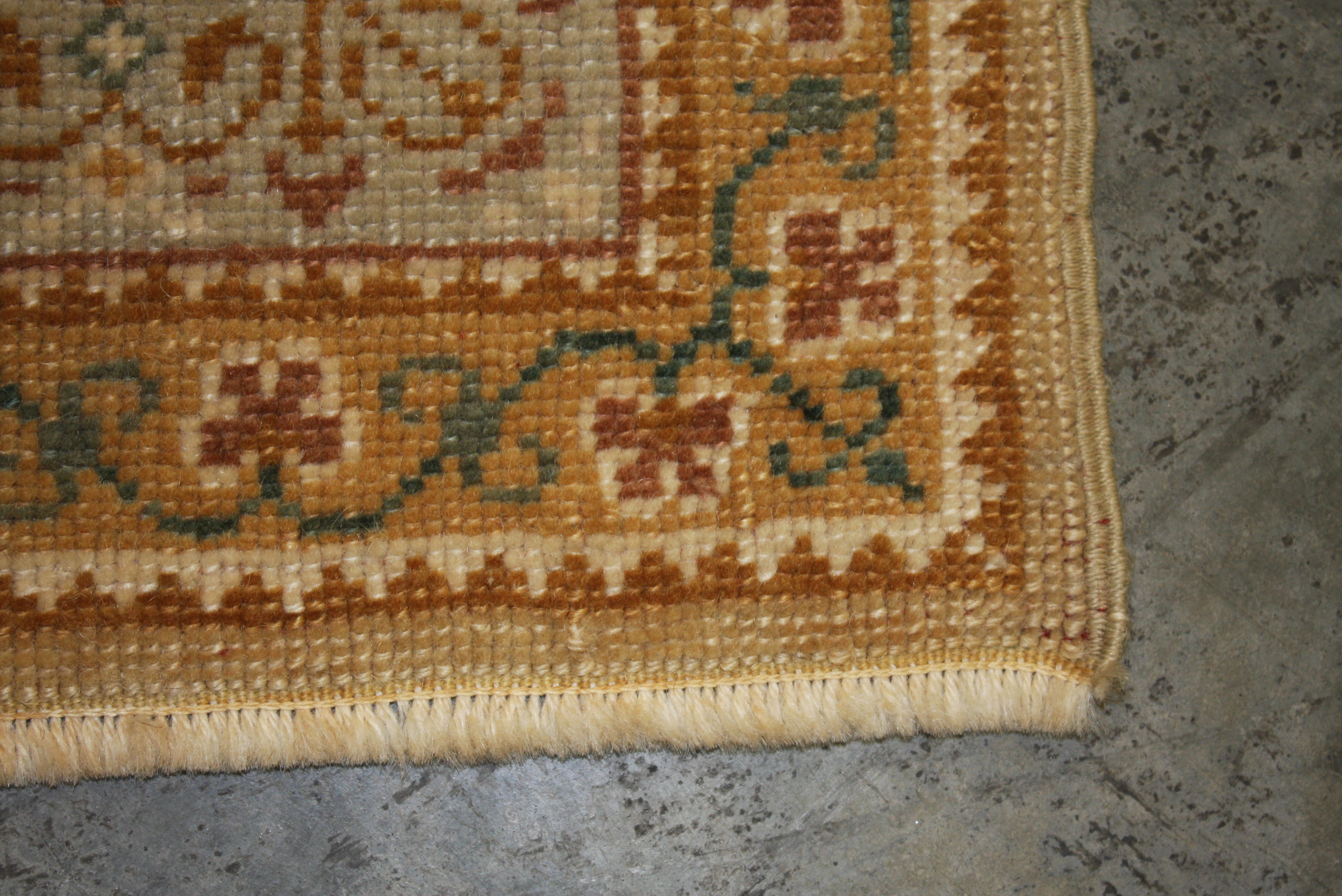 Large Vintage Handwoven Turkish Area Rug