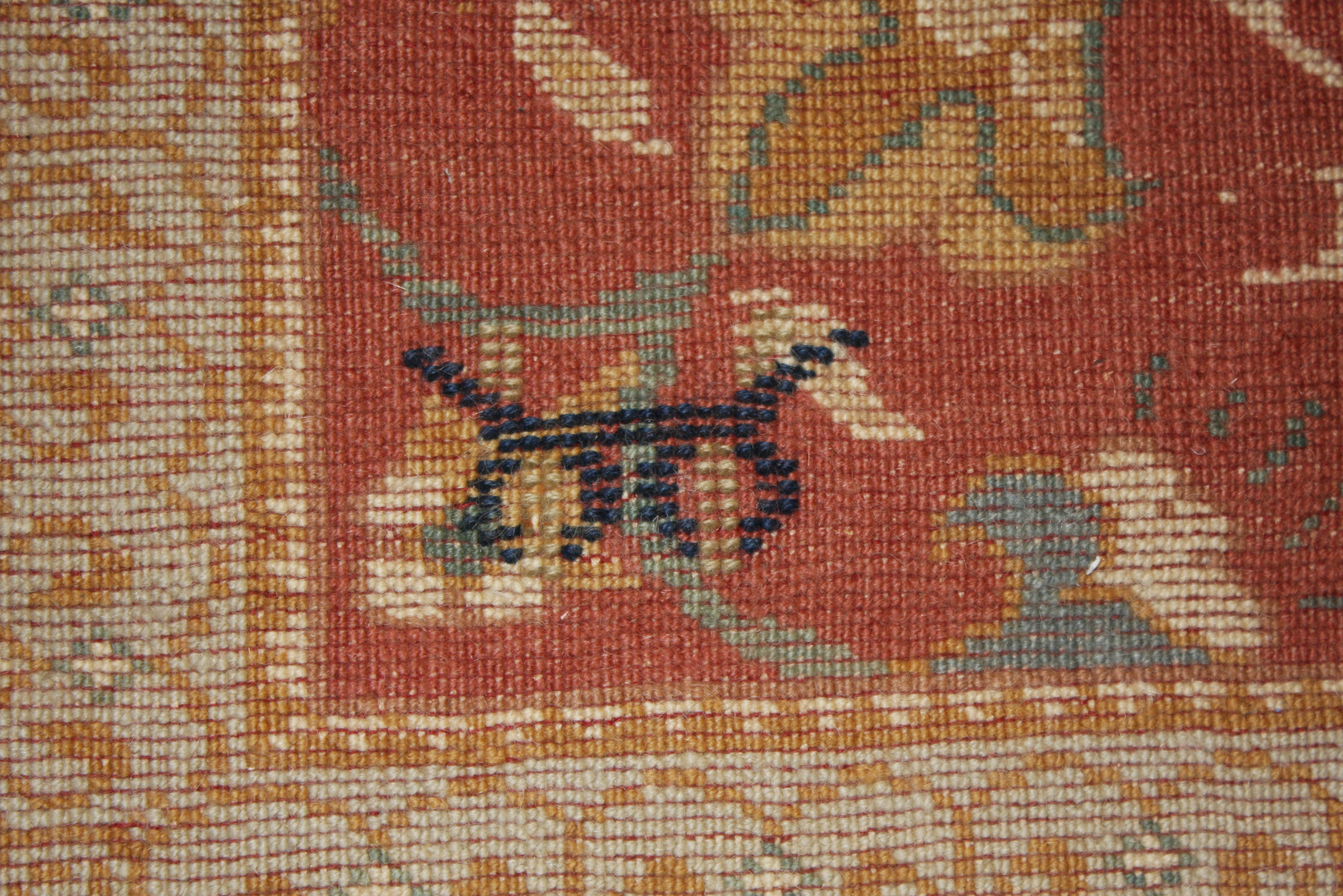 Large Vintage Handwoven Turkish Area Rug