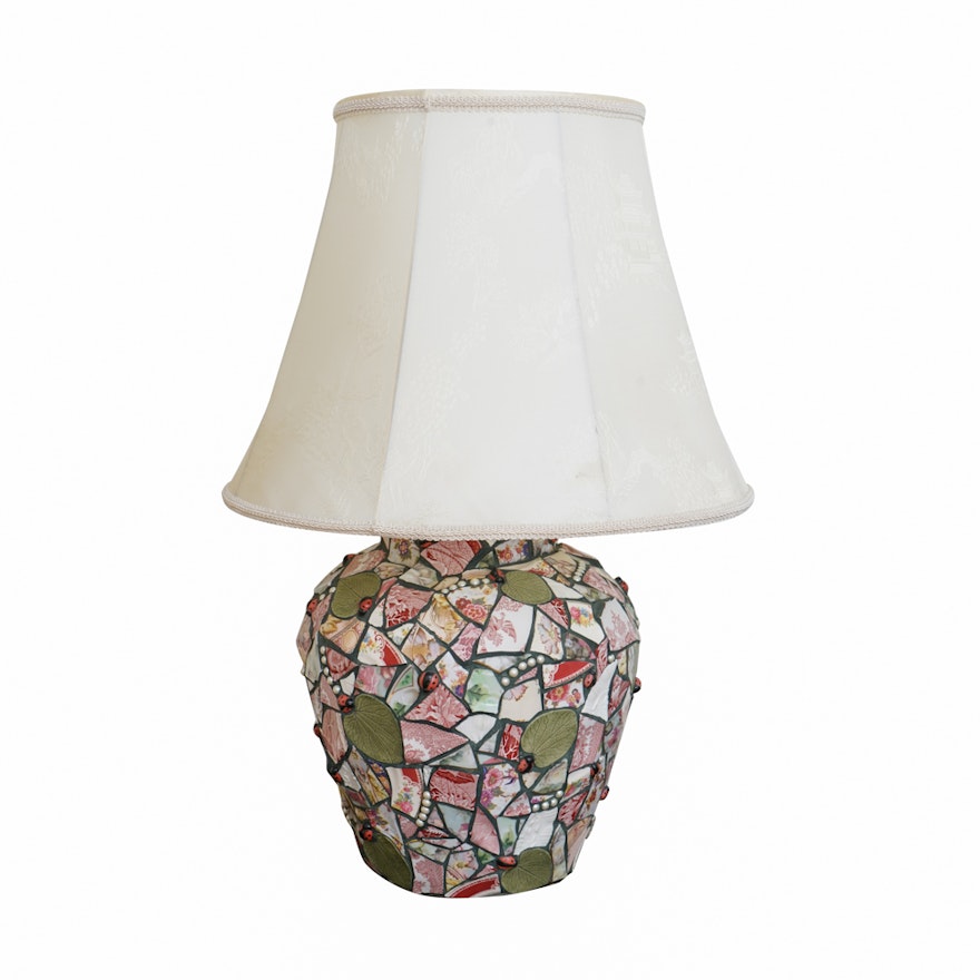 Ceramic Mosaic Style Table Lamp