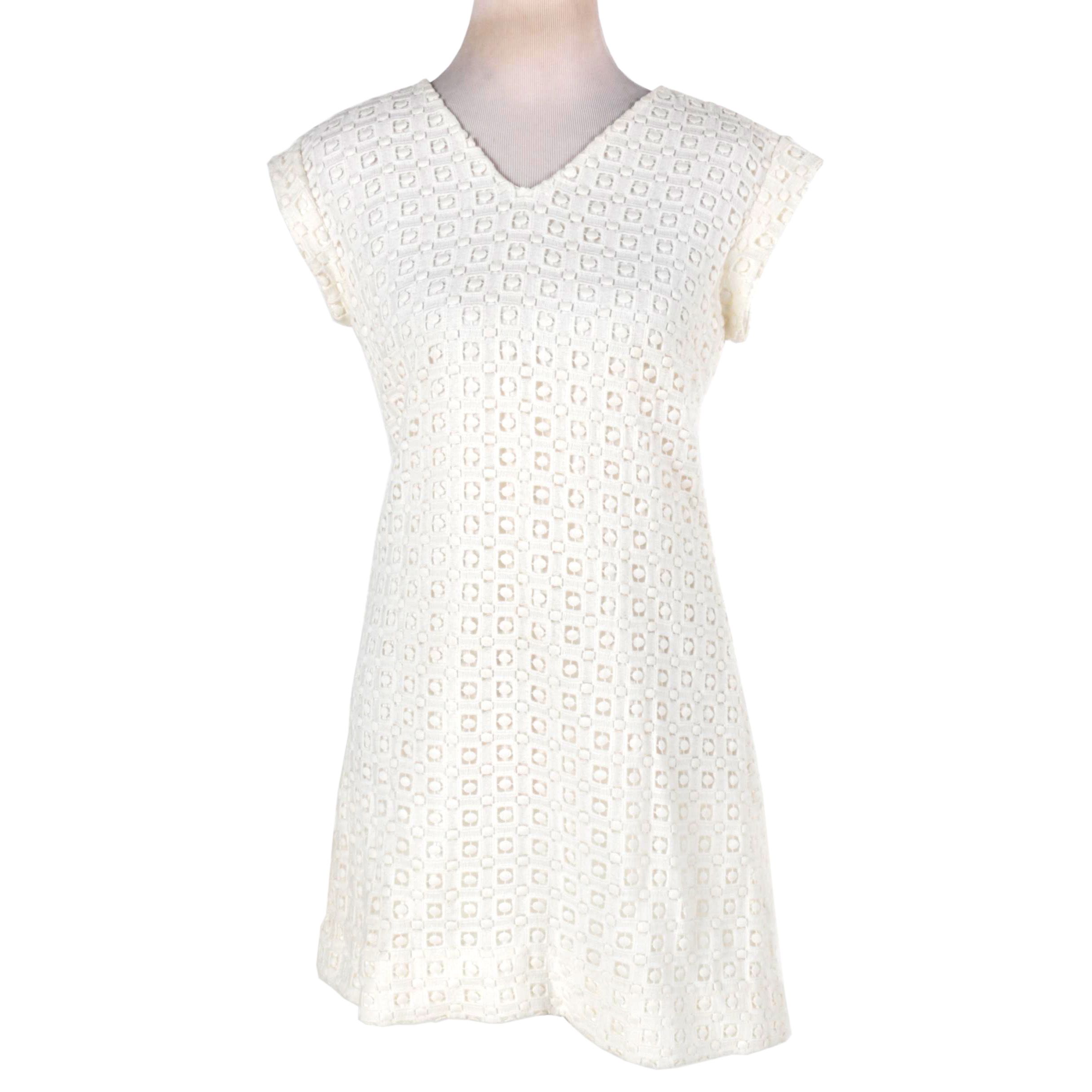 Kate Spade Crocheted Eyelet Dress
