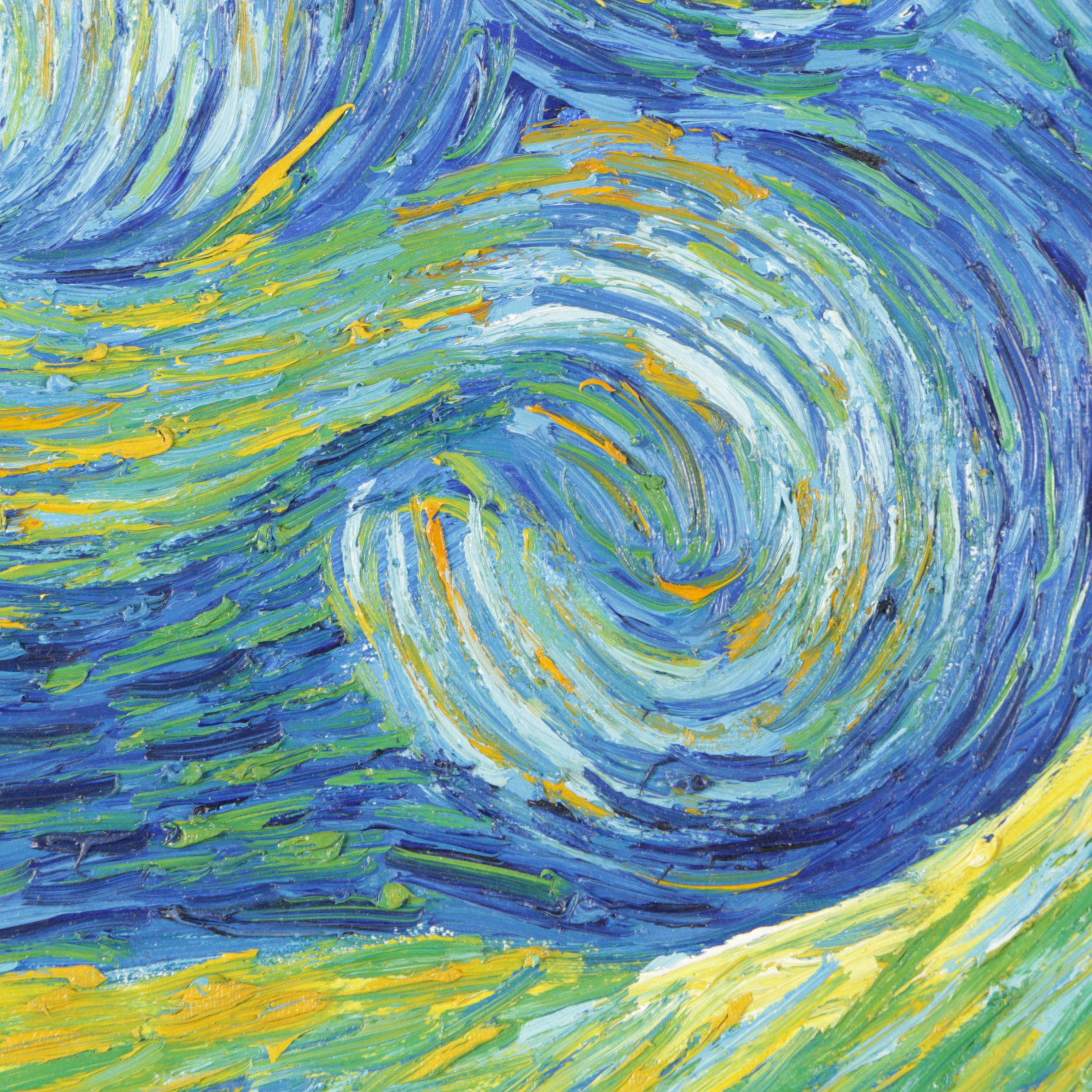 Copy Oil Painting on Canvas of Vincent Van Gogh "Starry Night"